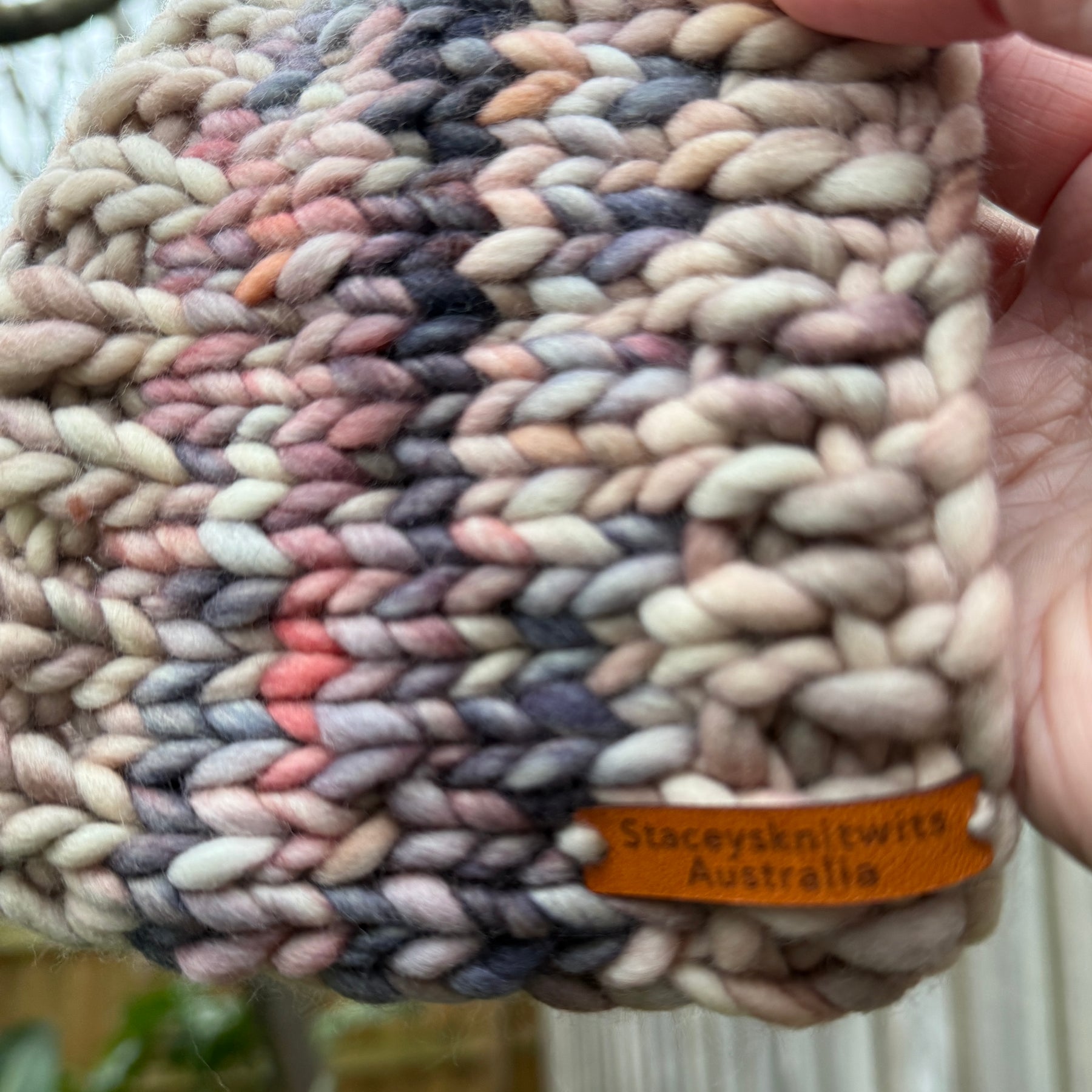Hand Knitted Headband, Stretchy Soft Merino Headband