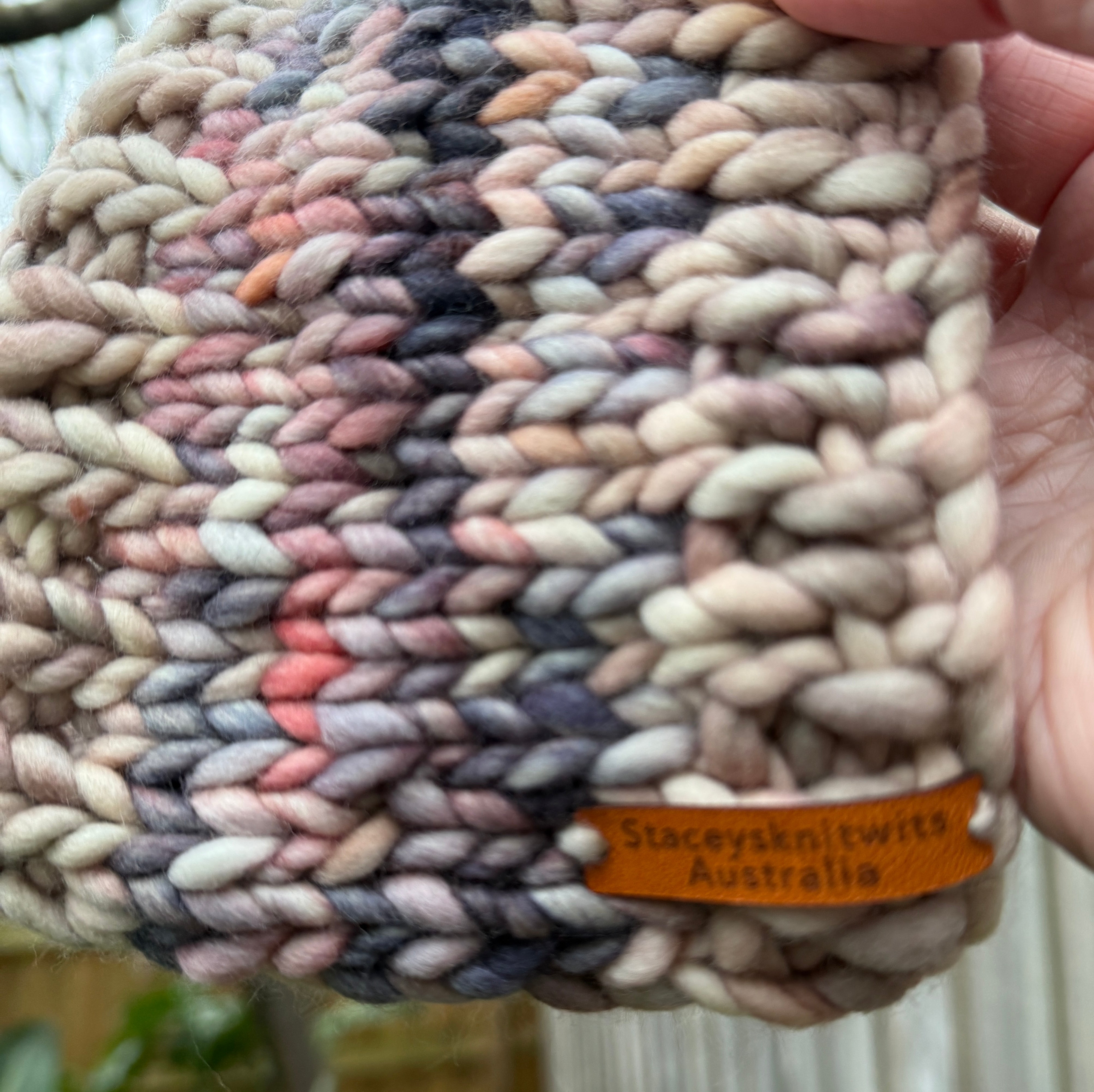 Hand Knitted Headband, Stretchy Soft Merino Headband