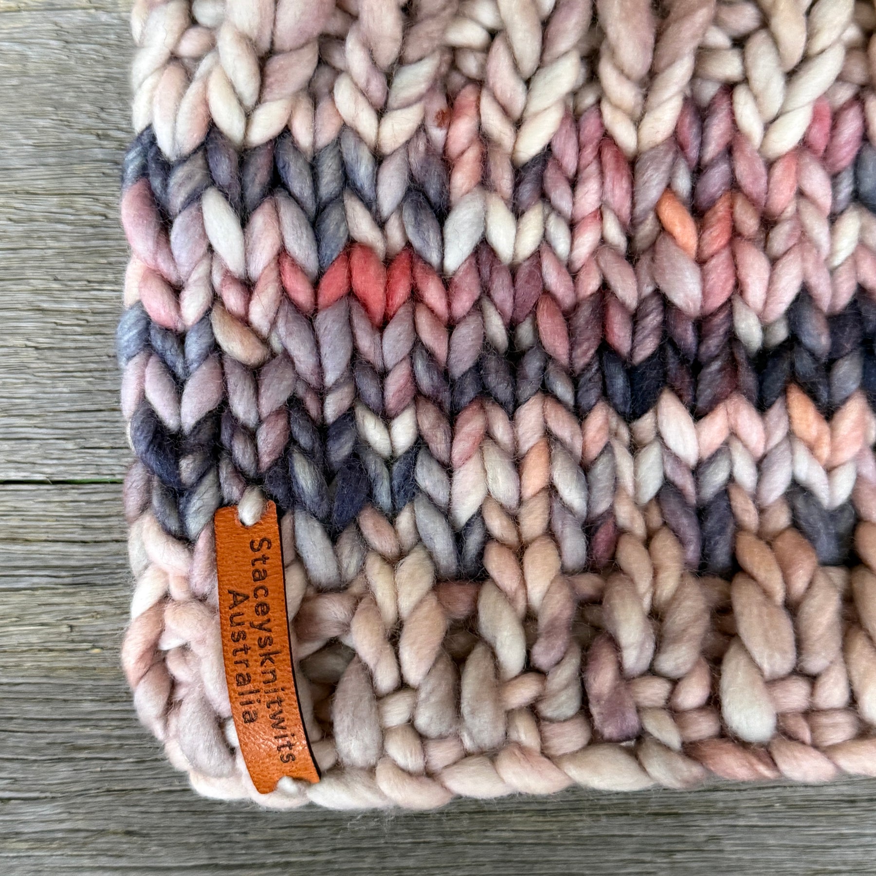 Hand Knitted Headband, Stretchy Soft Merino Headband