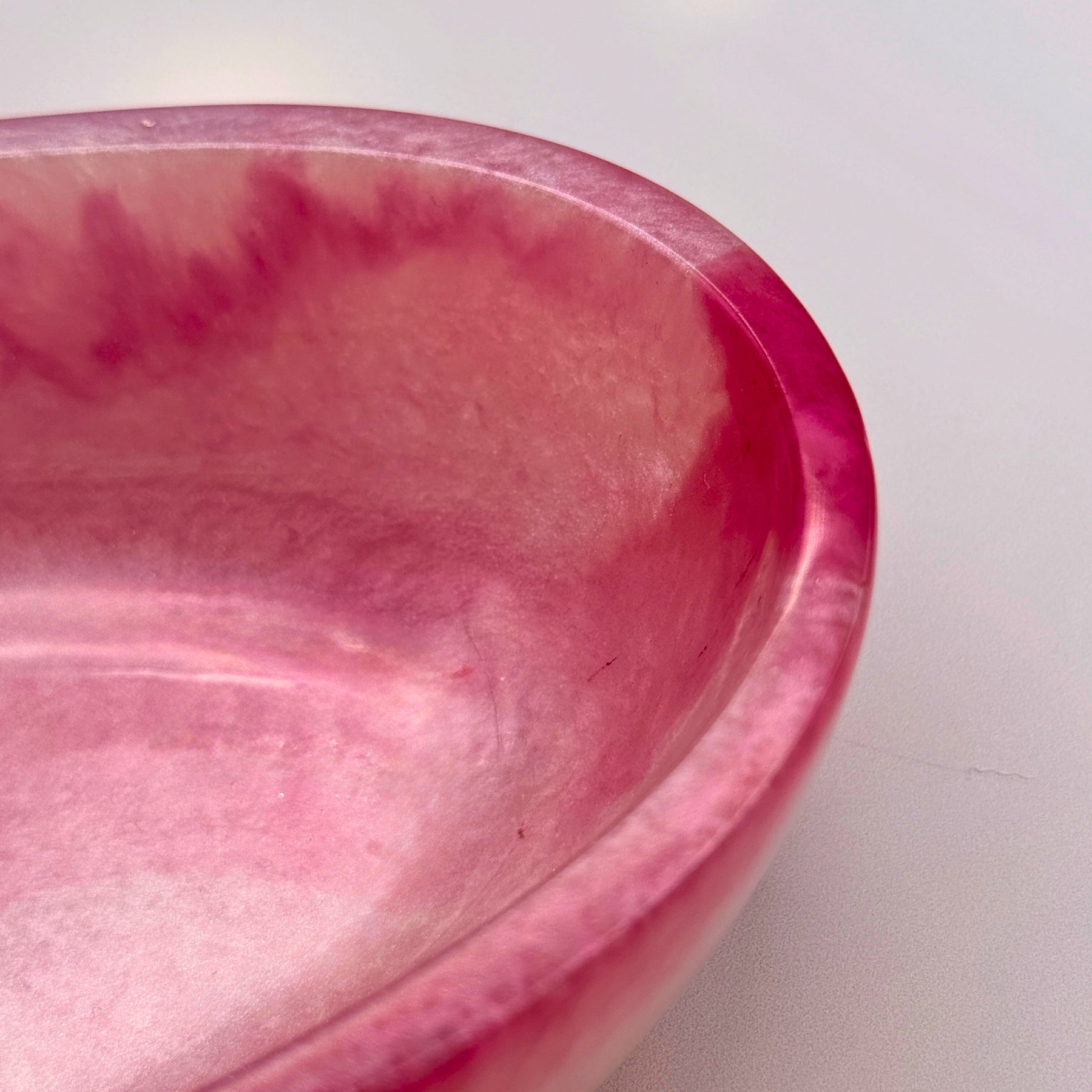 Handmade Oval Resin Bowl - Bold. Sparkly. Unique.