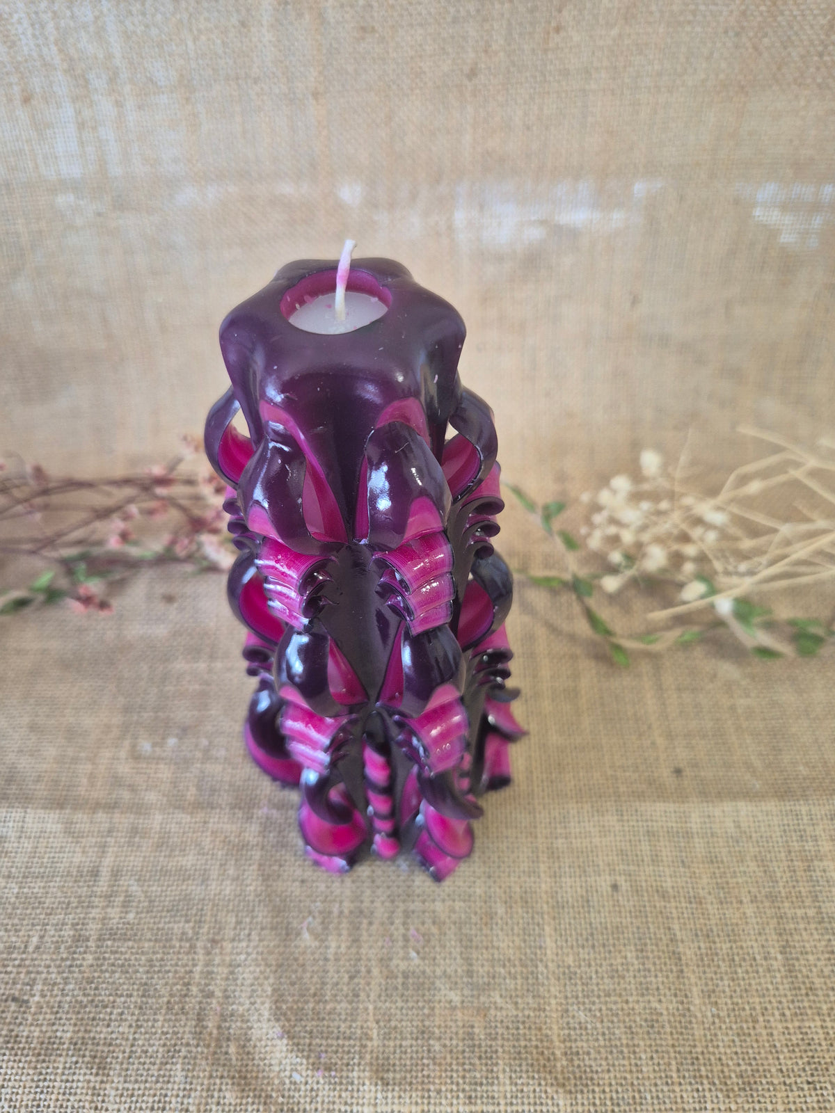 Pink, Magenta and Black 21cm