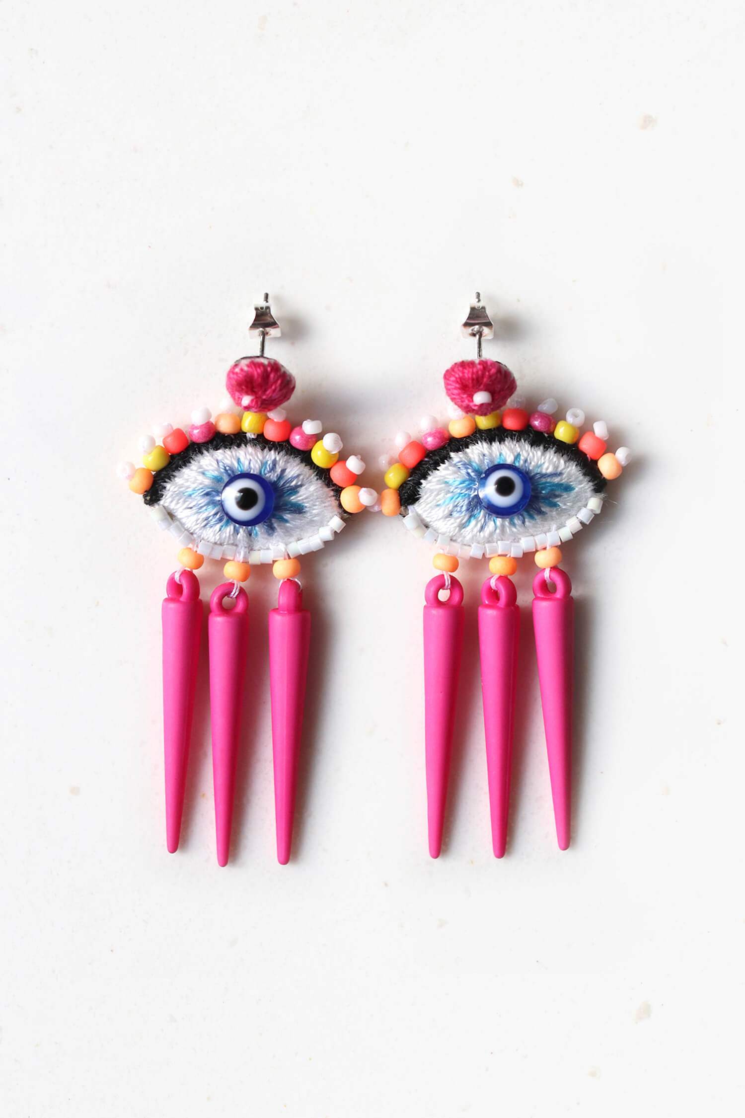 Eye Motif Earrings
