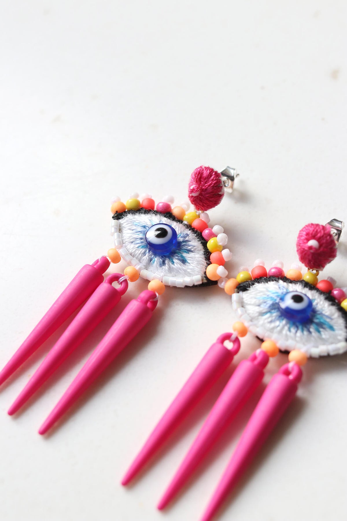 Eye Motif Earrings