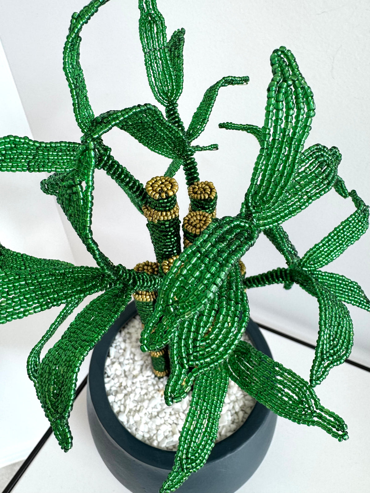 French-beaded Lucky Bamboo