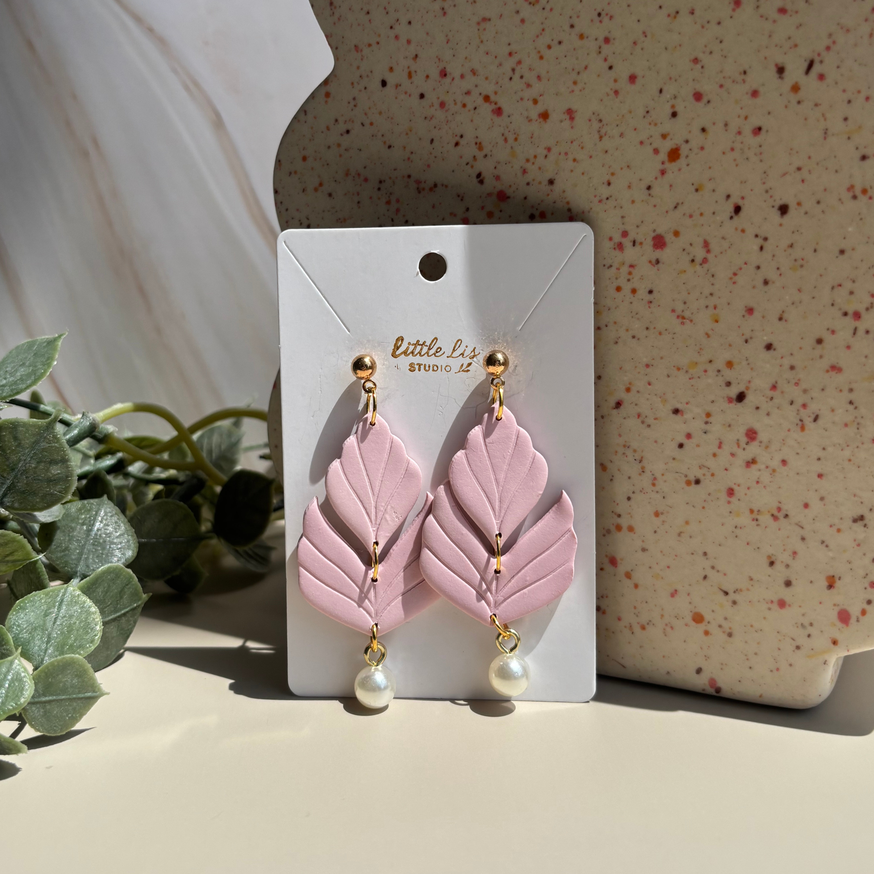 Elloise - Polymer Clay Dangle Earrings