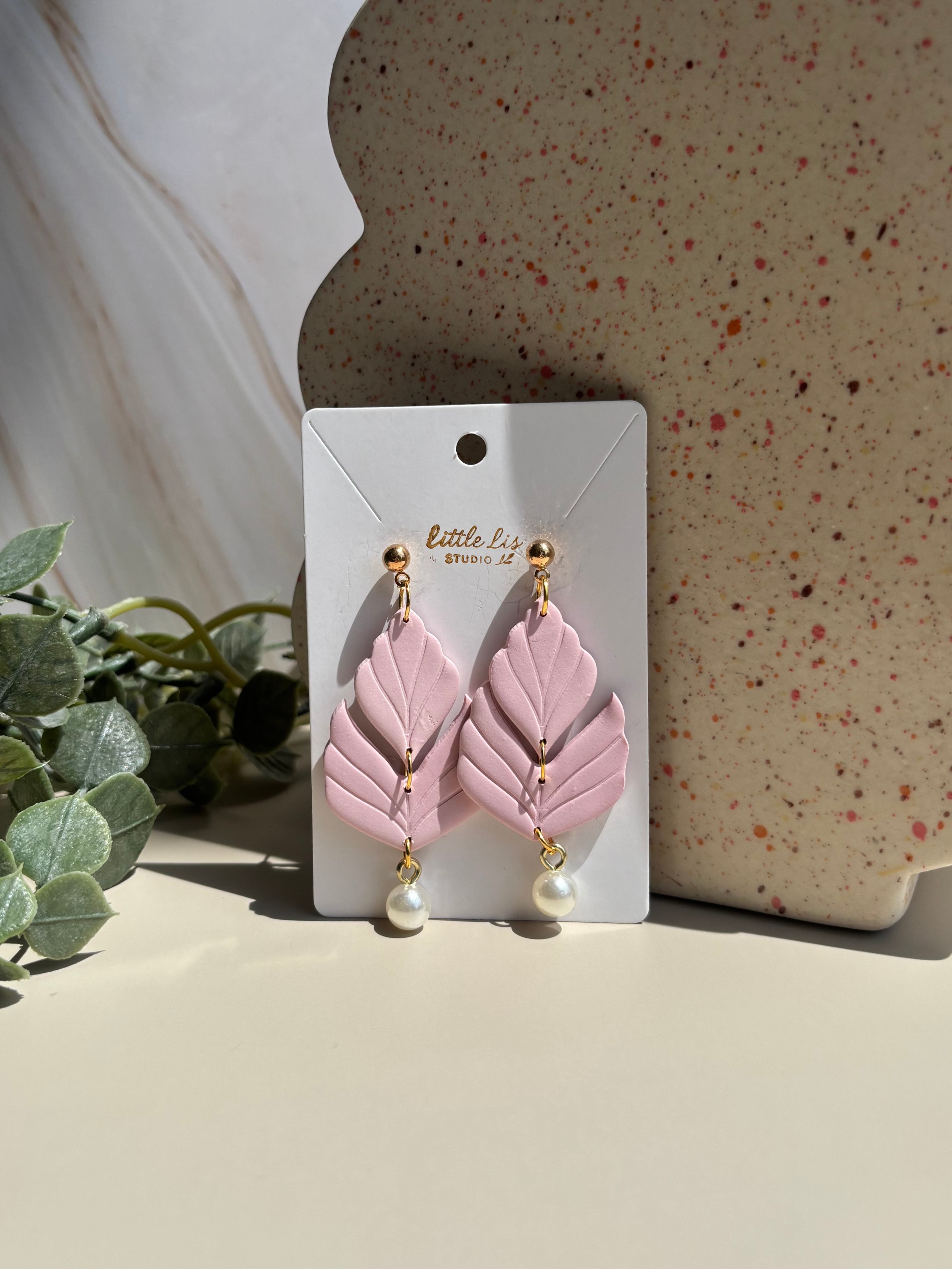 Elloise - Polymer Clay Dangle Earrings