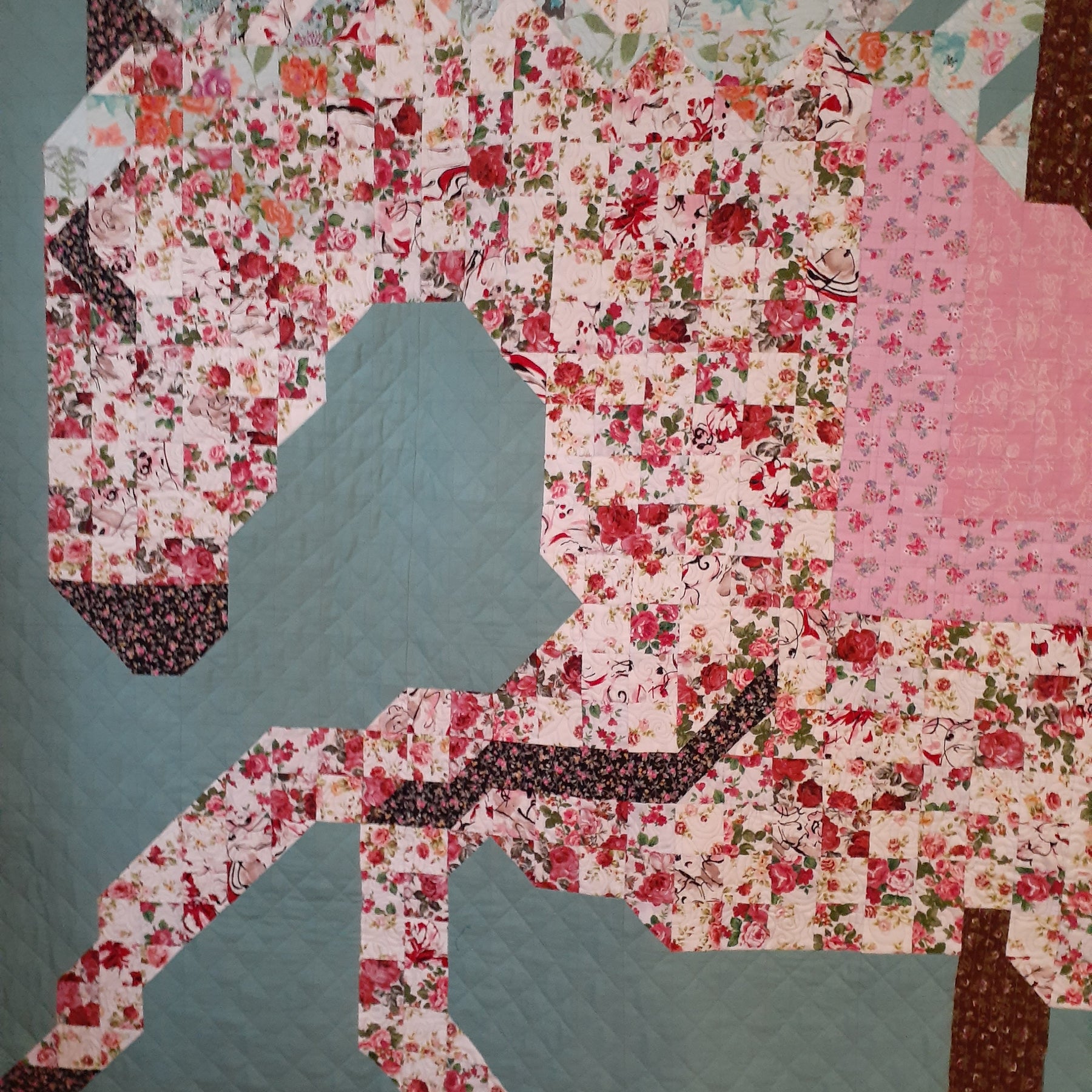 Carousel patchwork quilt