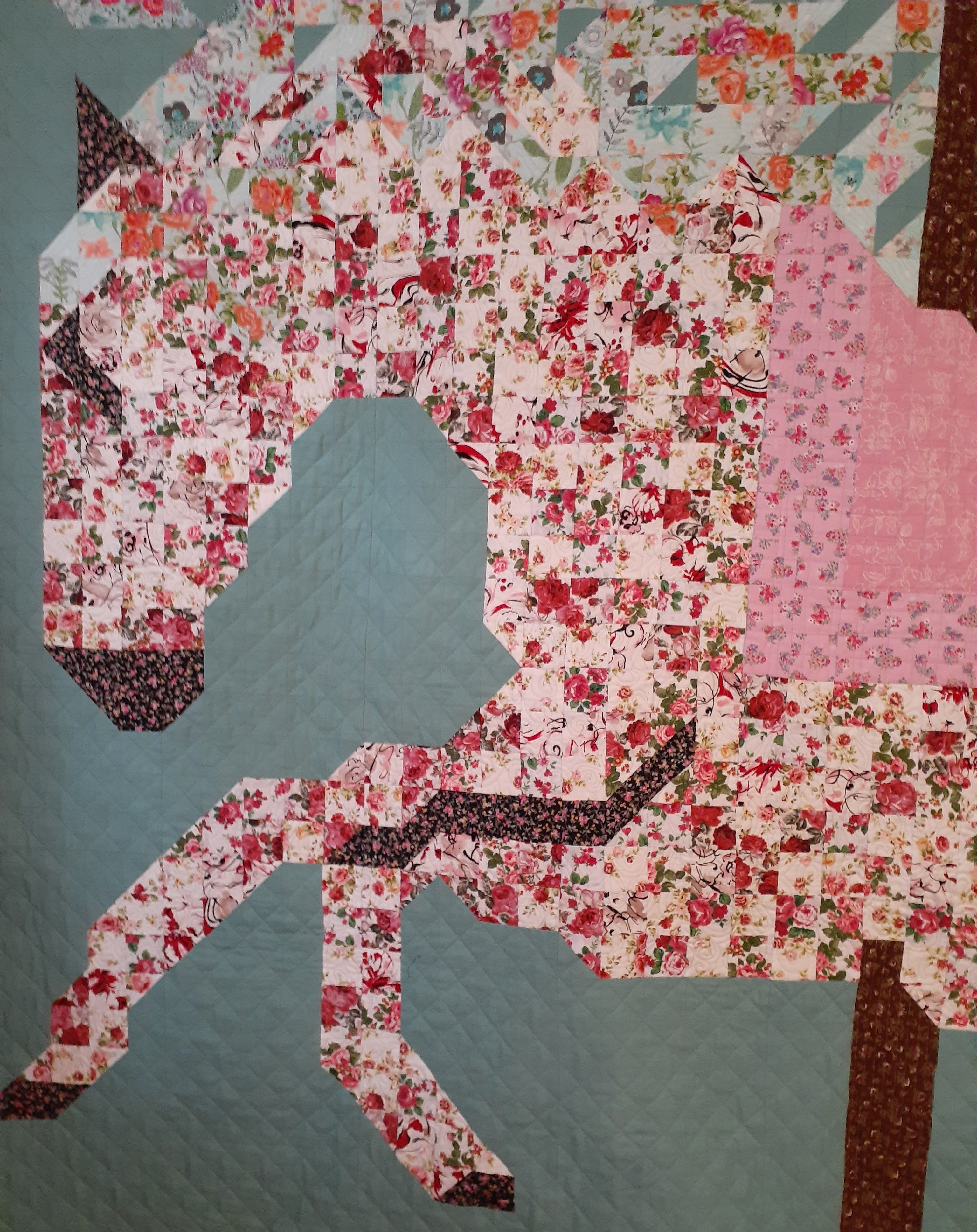 Carousel patchwork quilt