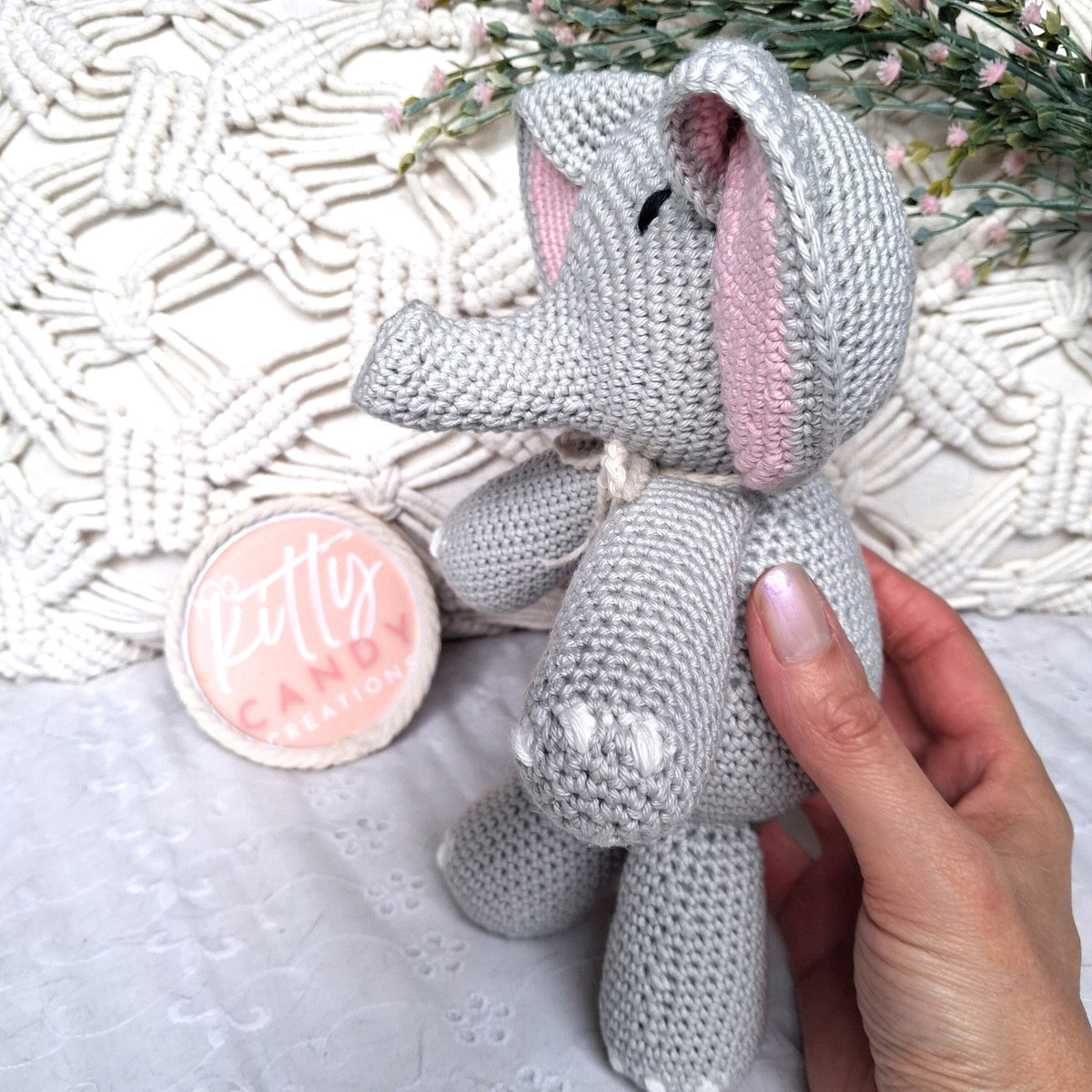 Handmade Crochet Elephant
