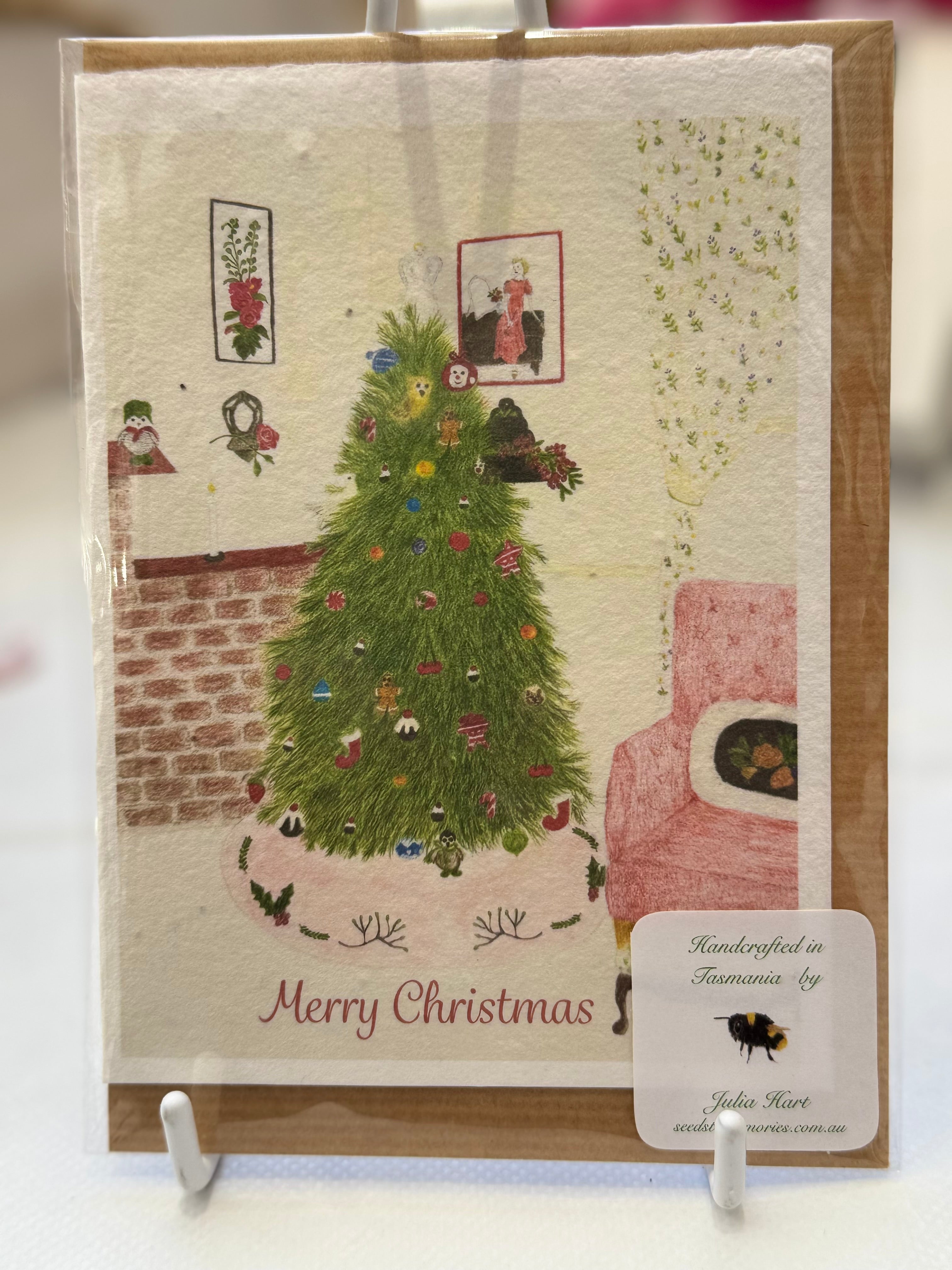 Christmas Seeded Paper Cards