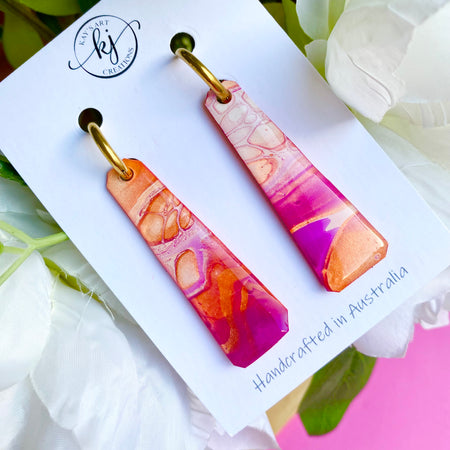 Bright Artistic Handmade Earrings