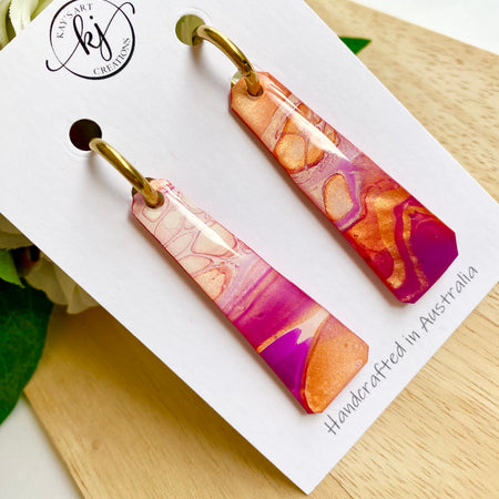 Bright Artistic Handmade Earrings
