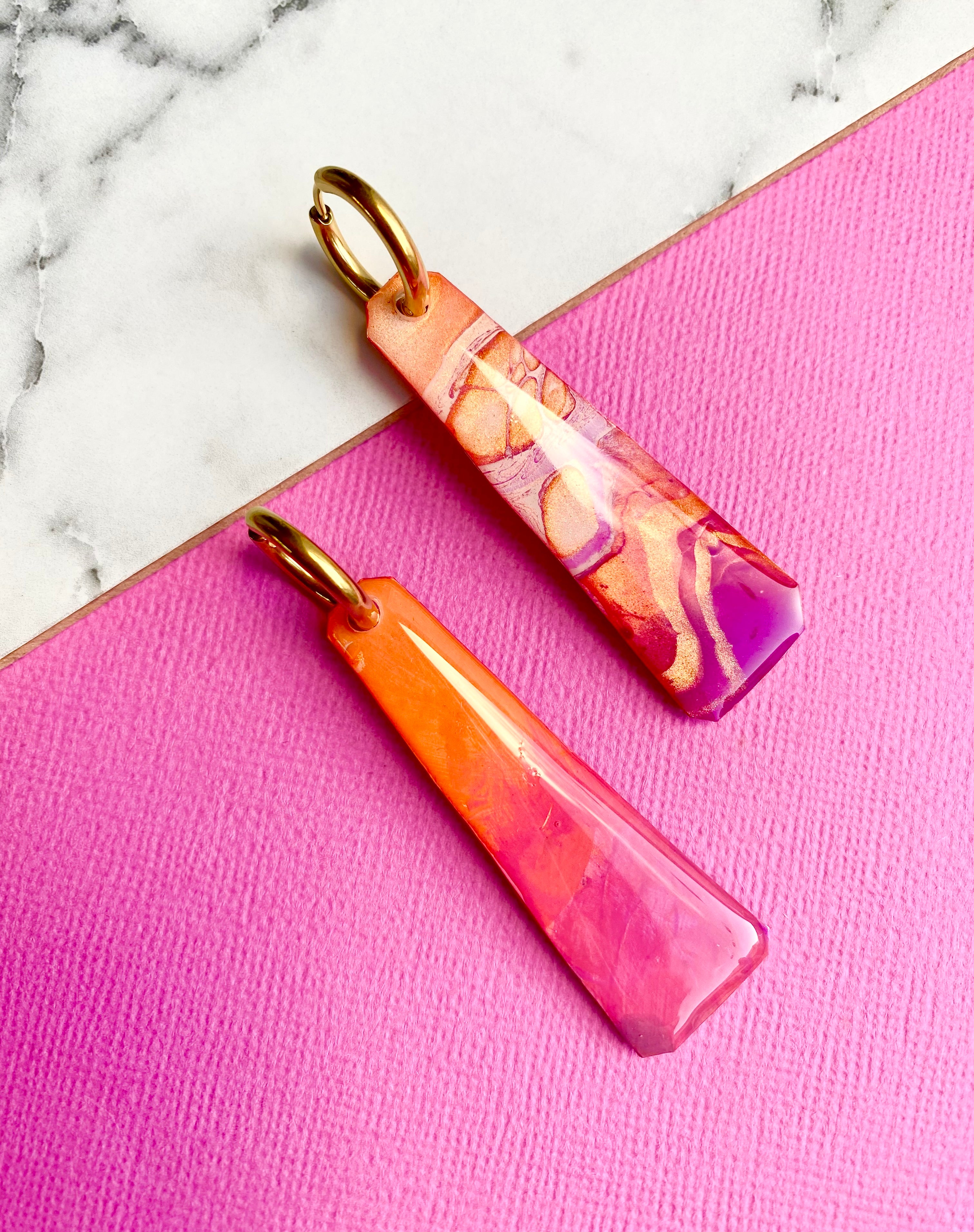 Bright Artistic Handmade Earrings