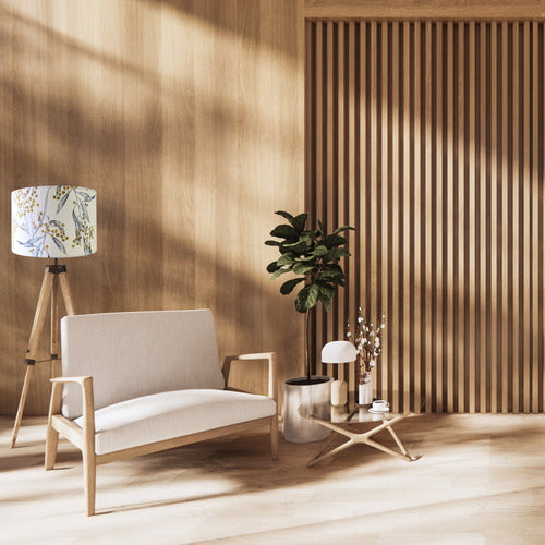 Golden Wattle lampshade - handmade by Emotive Collection Australia