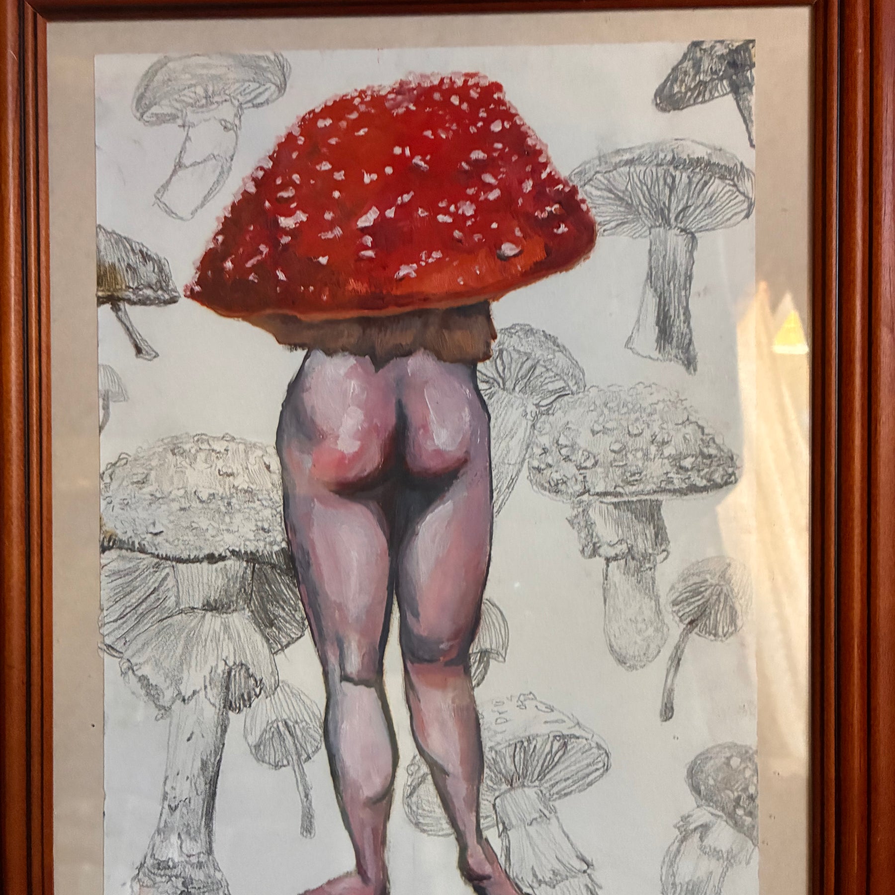 Original Mushroom Lady Artwork