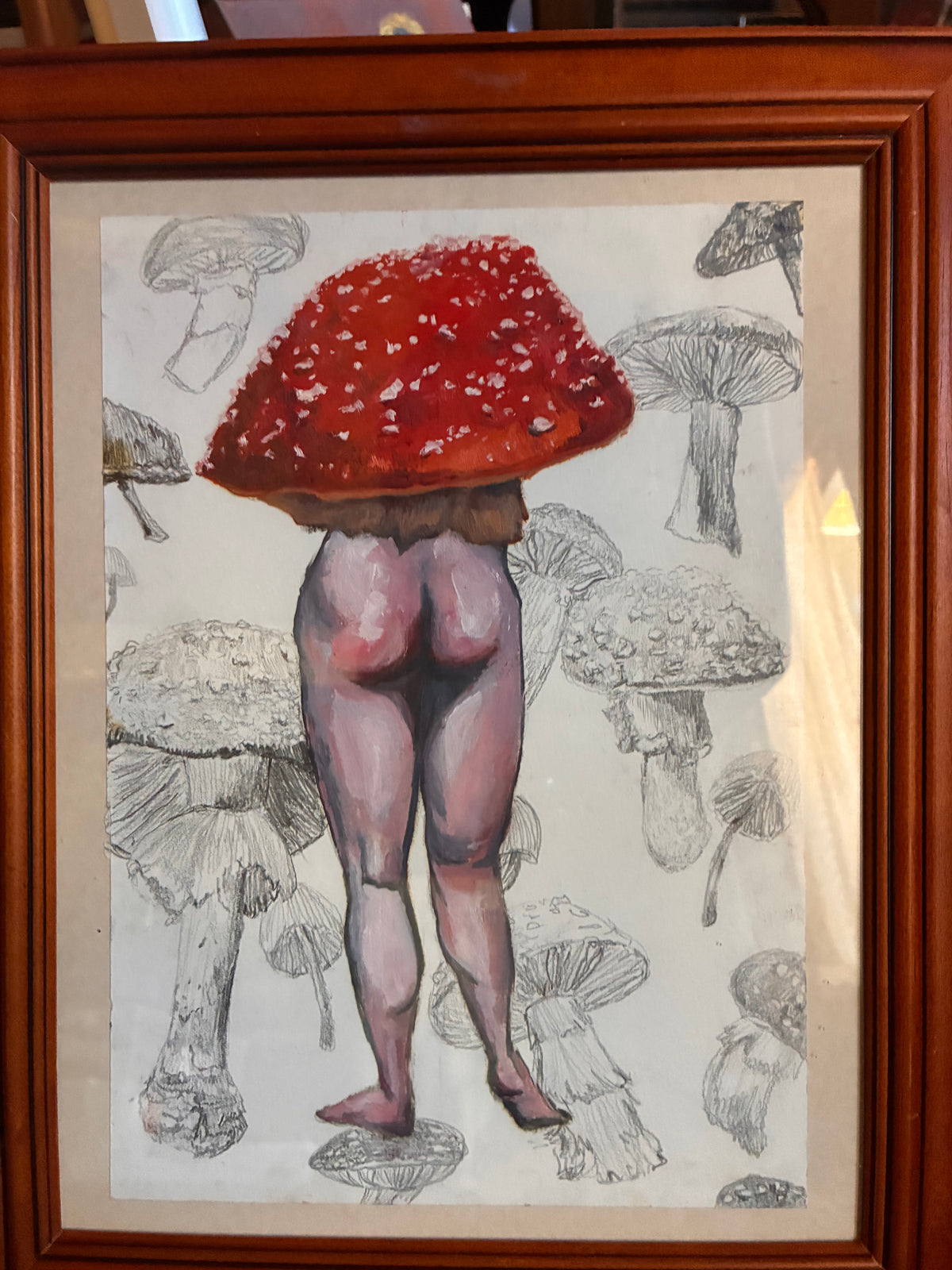 Original Mushroom Lady Artwork