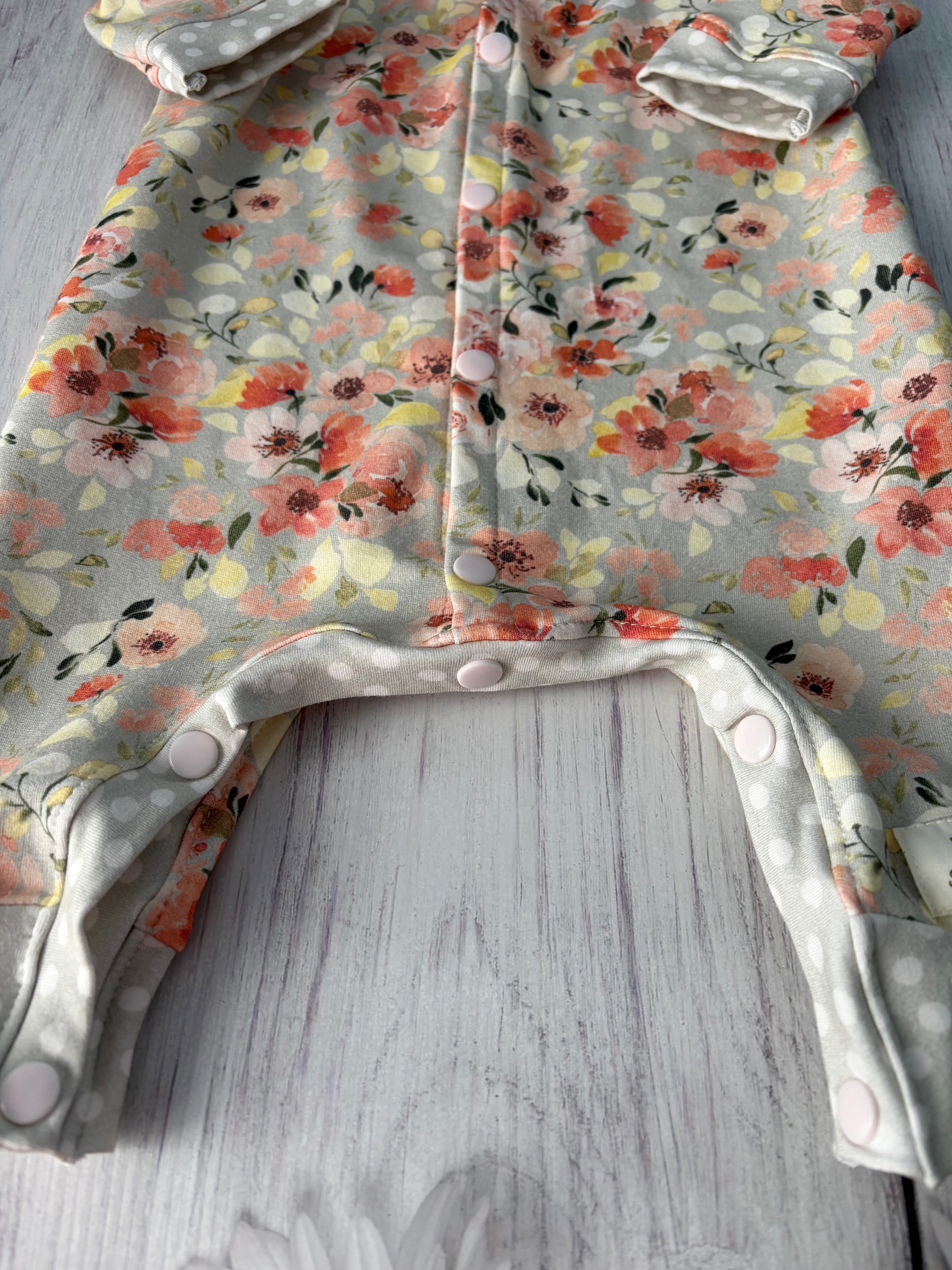 VINTAGE FLORAL ROMPER 12-18 months