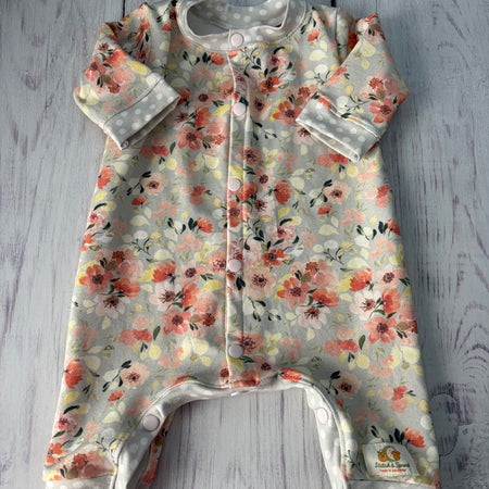 VINTAGE FLORAL ROMPER 12-18 months
