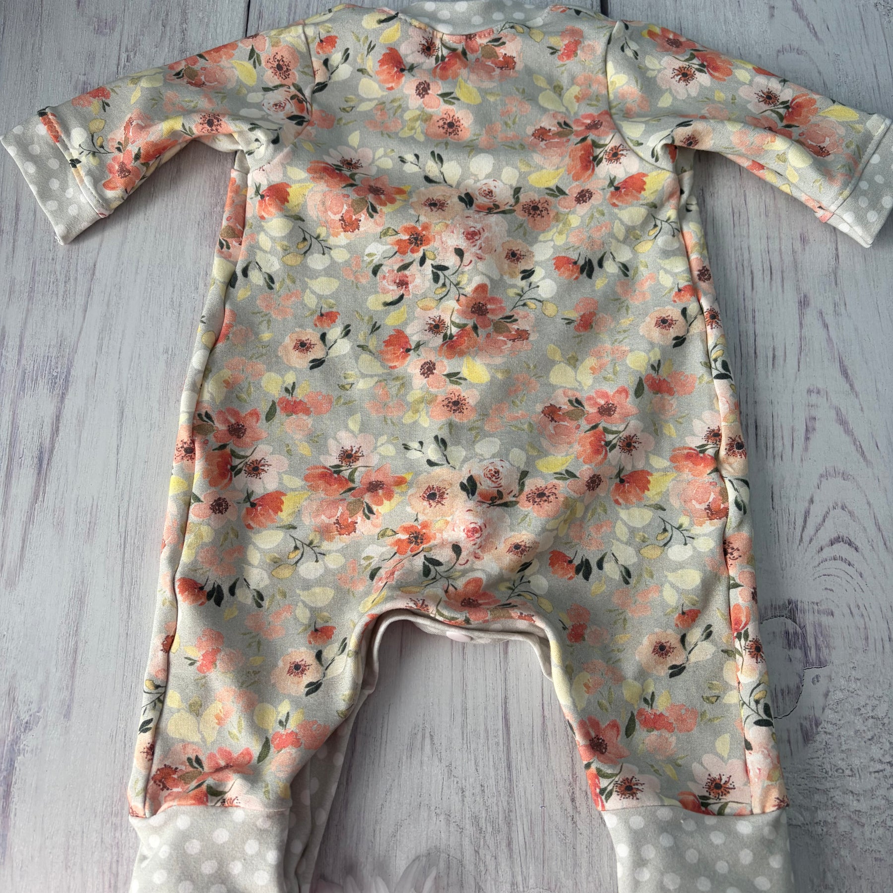 VINTAGE FLORAL ROMPER 12-18 months
