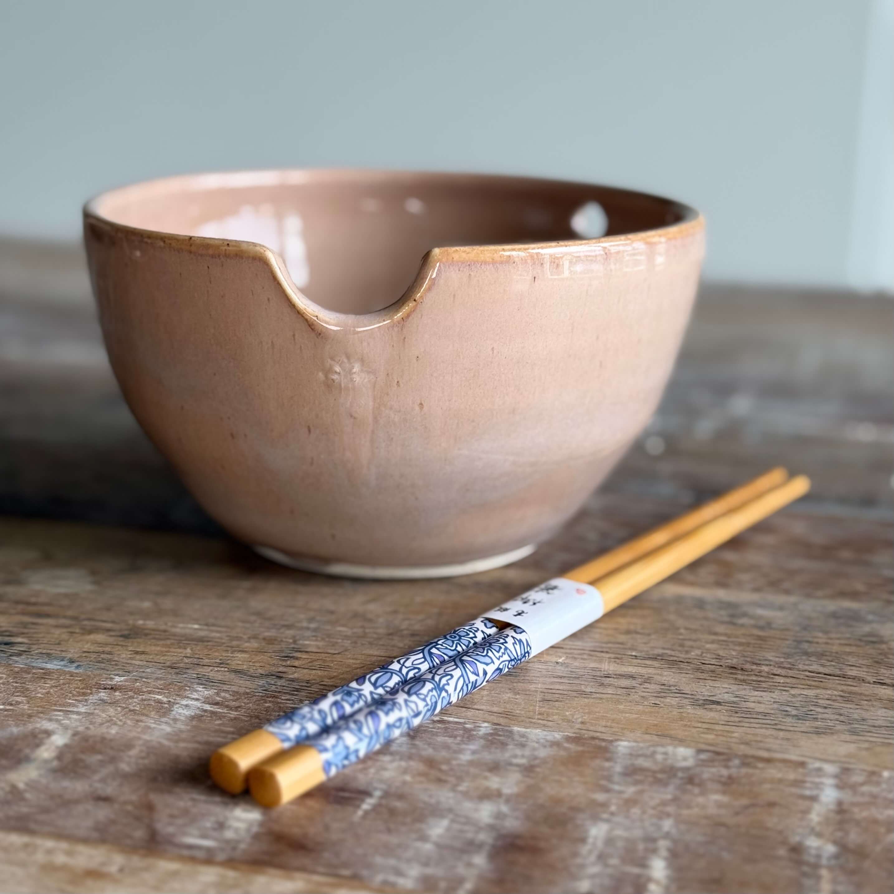 Donburi Bowl with Chopsticks | Wheel Thrown Pottery
