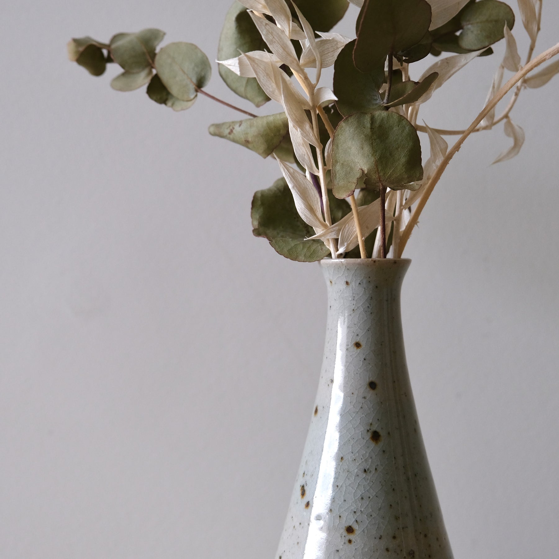 Stoneware Speckle Vase