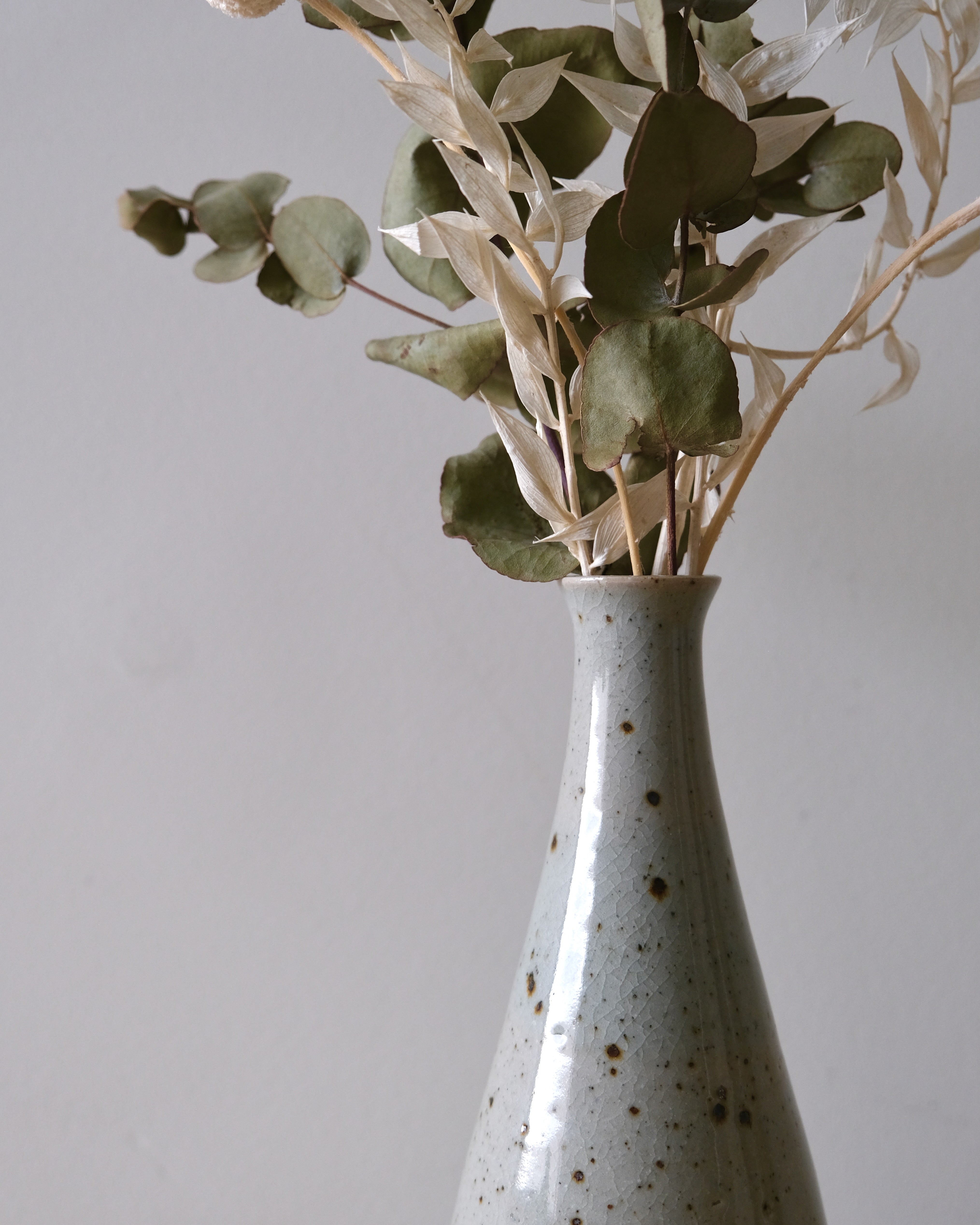Stoneware Speckle Vase