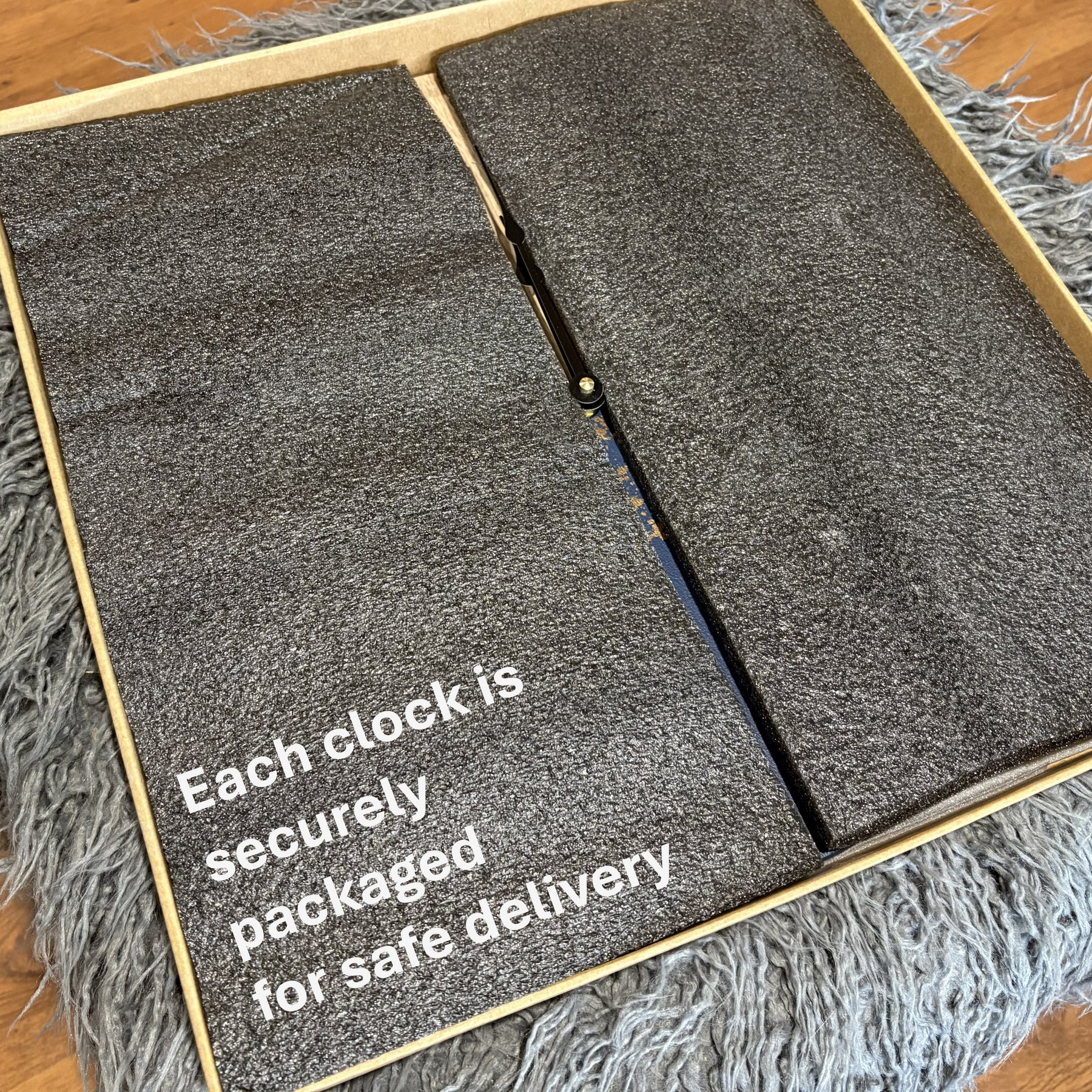 Foundation – Handmade Tasmanian Oak Wall Clock | Bold Black Numerals, Silent Movement | 30cm or 40cm