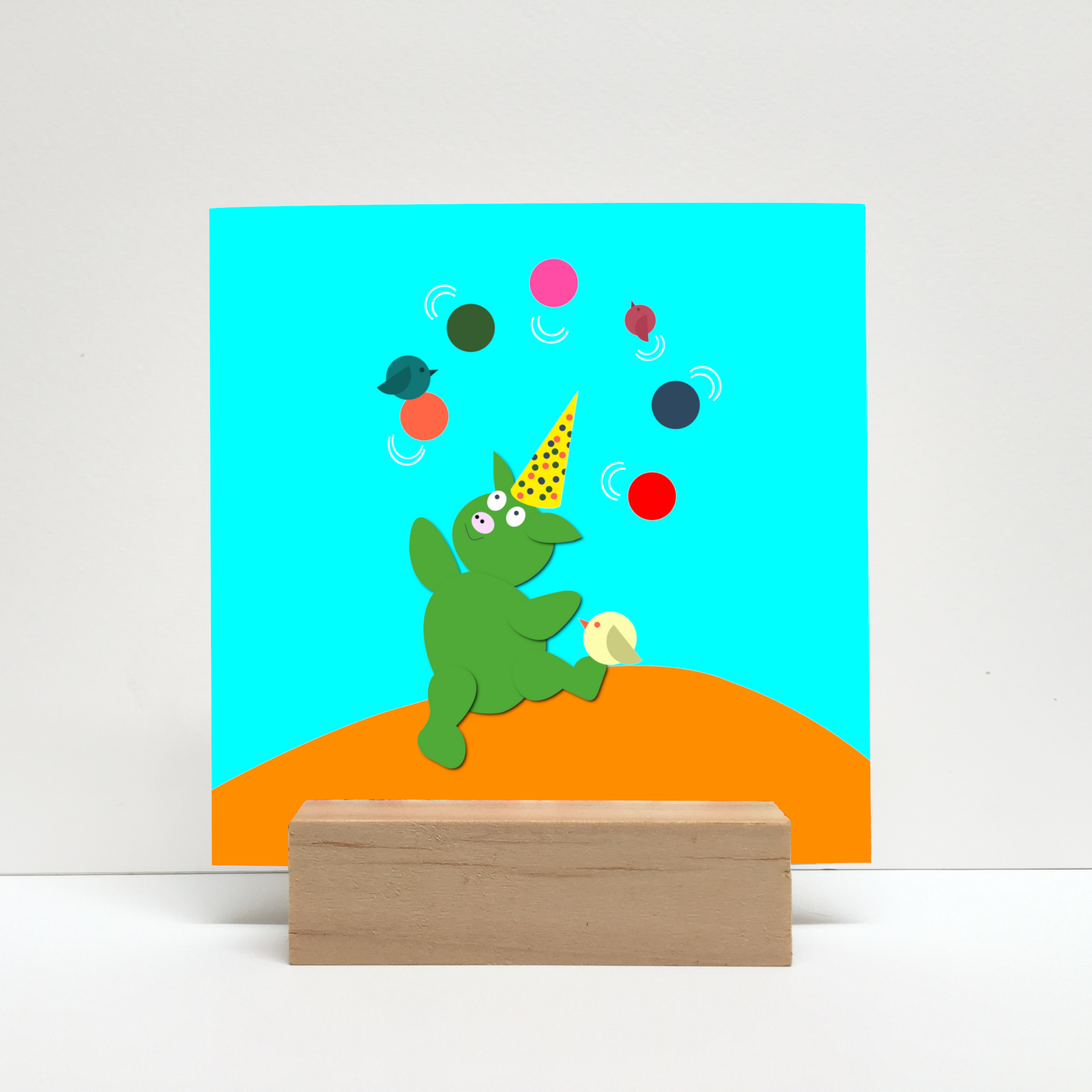 juggling pig