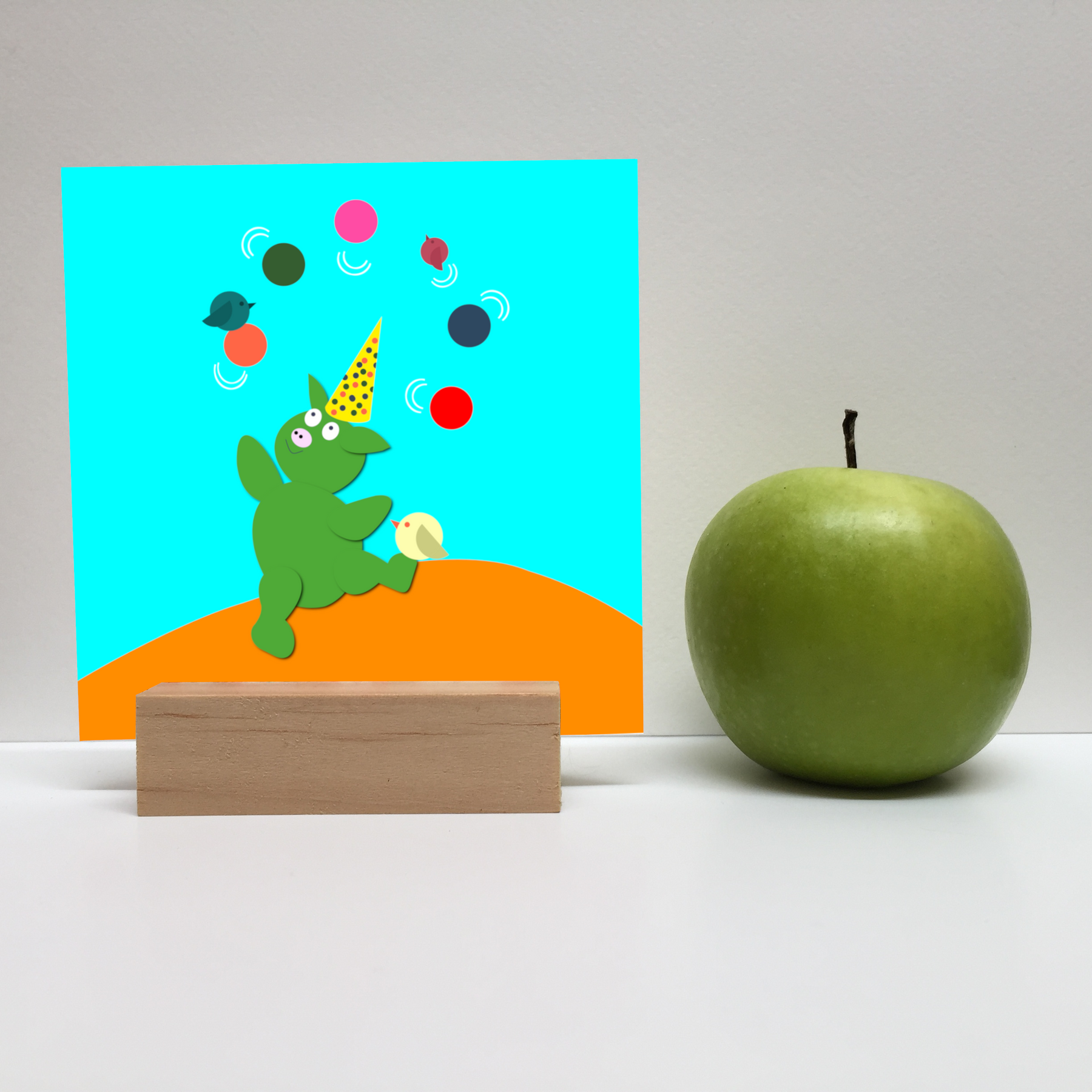 juggling pig