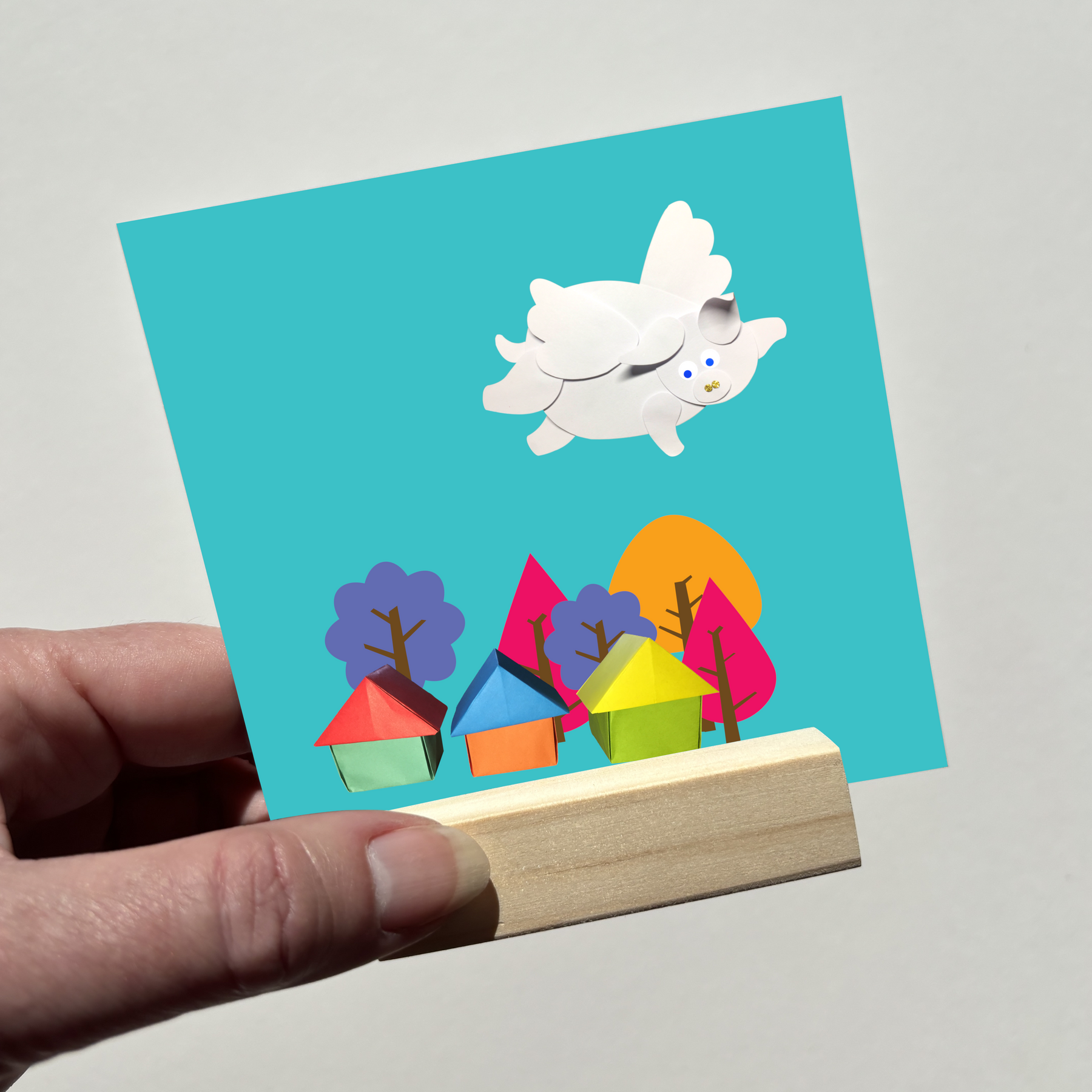 cute flying pig