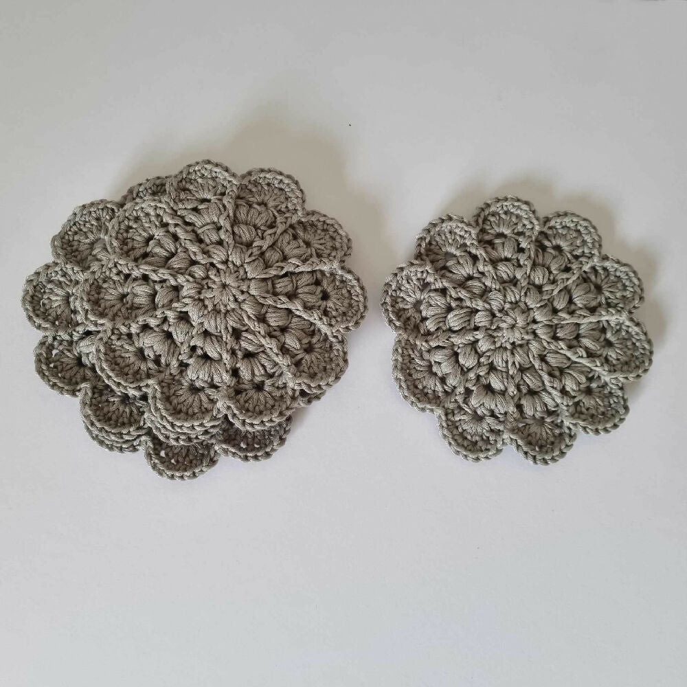 Boho Crochet Coasters | Various colours
