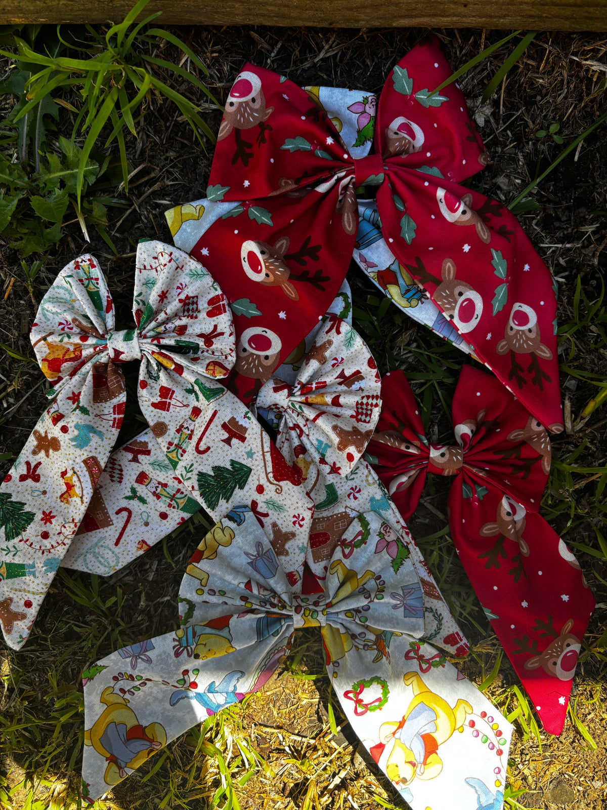 Girl’s Christmas Hair Bows