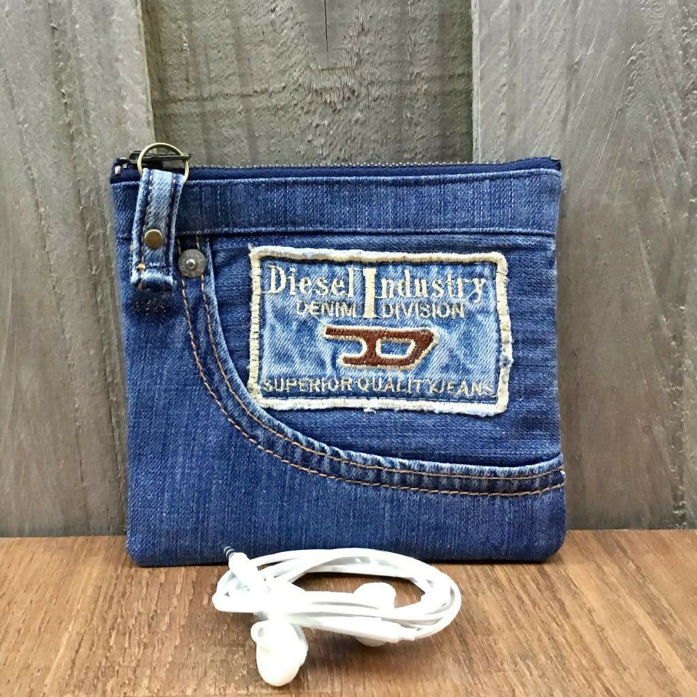 Upcycled Denim Pocket Purse - Patch