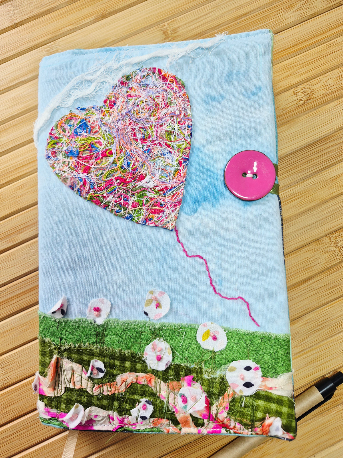 Flying Kite Book Cover: Artistic Eco-Friendly Journal