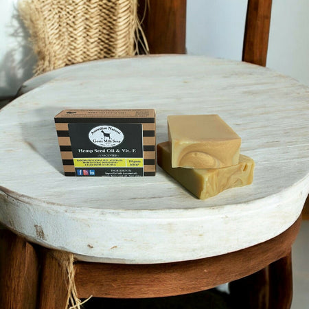 Australian Natural Goats Milk Soap - Hemp Seed & Vitamin E