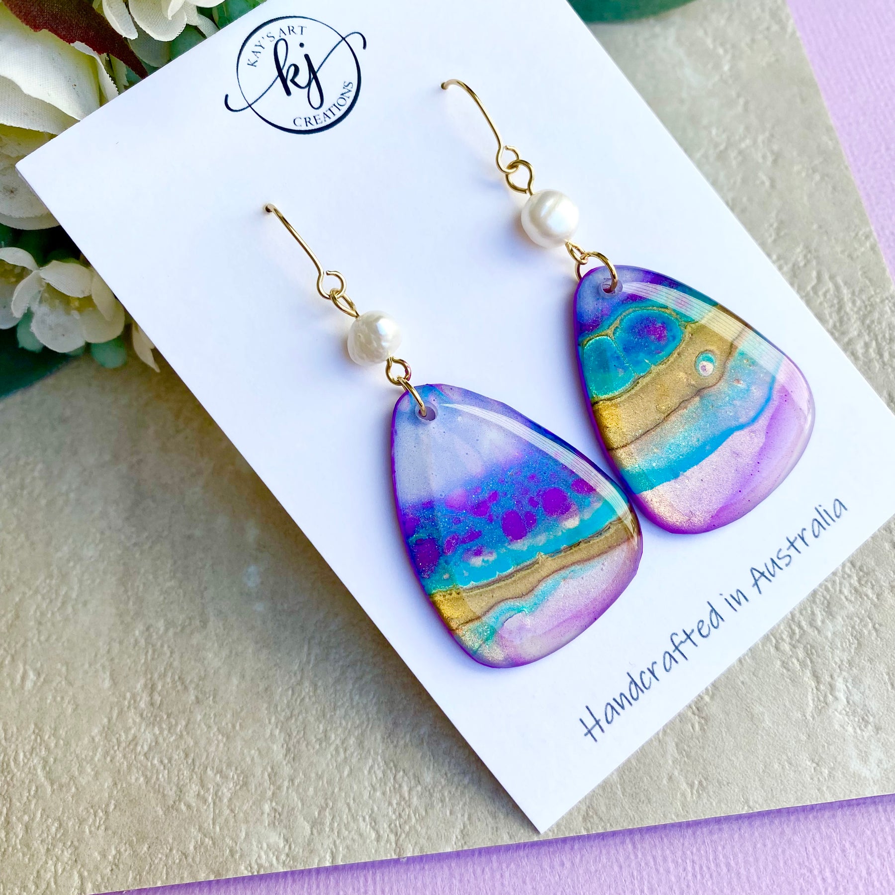 Freshwater Pearl Collection Dangle Earrings