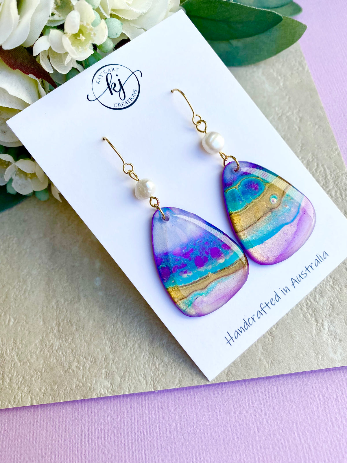Freshwater Pearl Collection Dangle Earrings