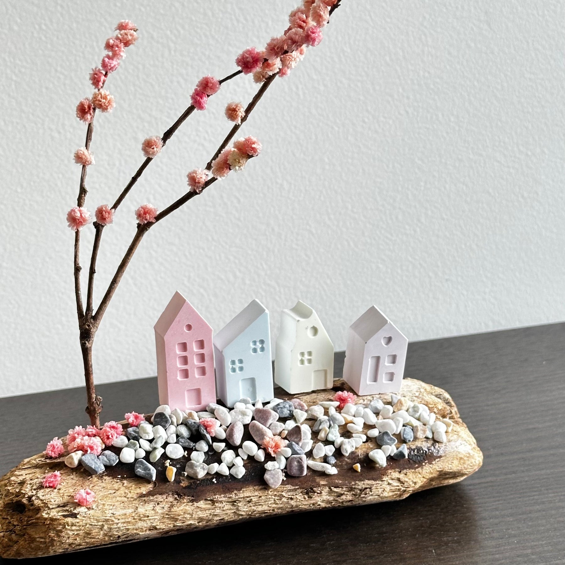Tiny Driftwood Villages, Coastal Decor