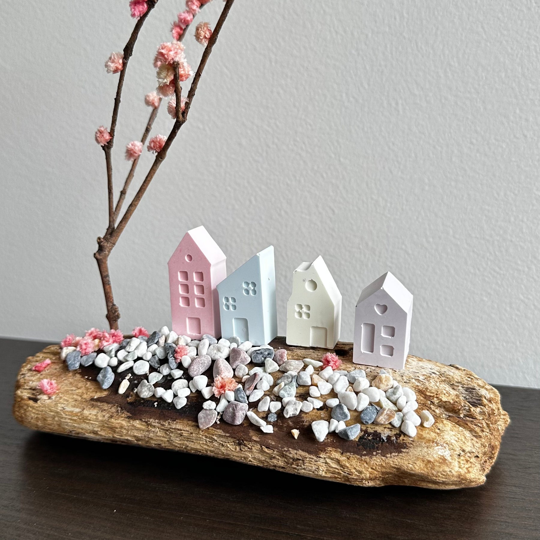 Tiny Driftwood Villages, Coastal Decor
