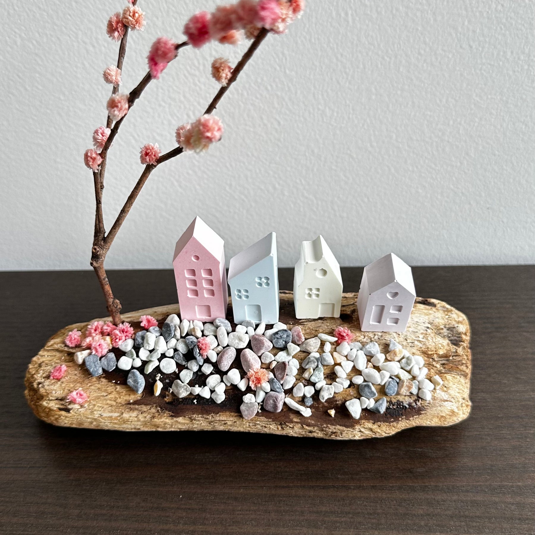 Tiny Driftwood Villages, Coastal Decor