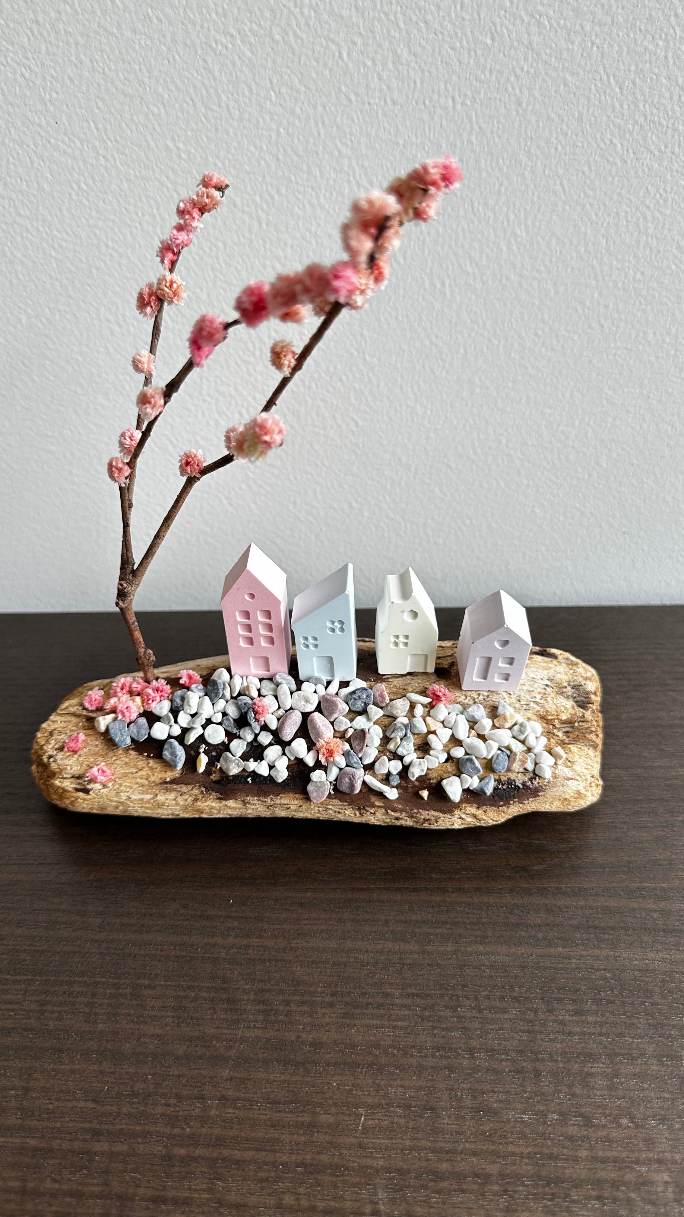 Tiny Driftwood Villages, Coastal Decor