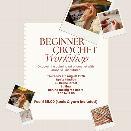 Learn to Crochet beginner class - 1st October 2026