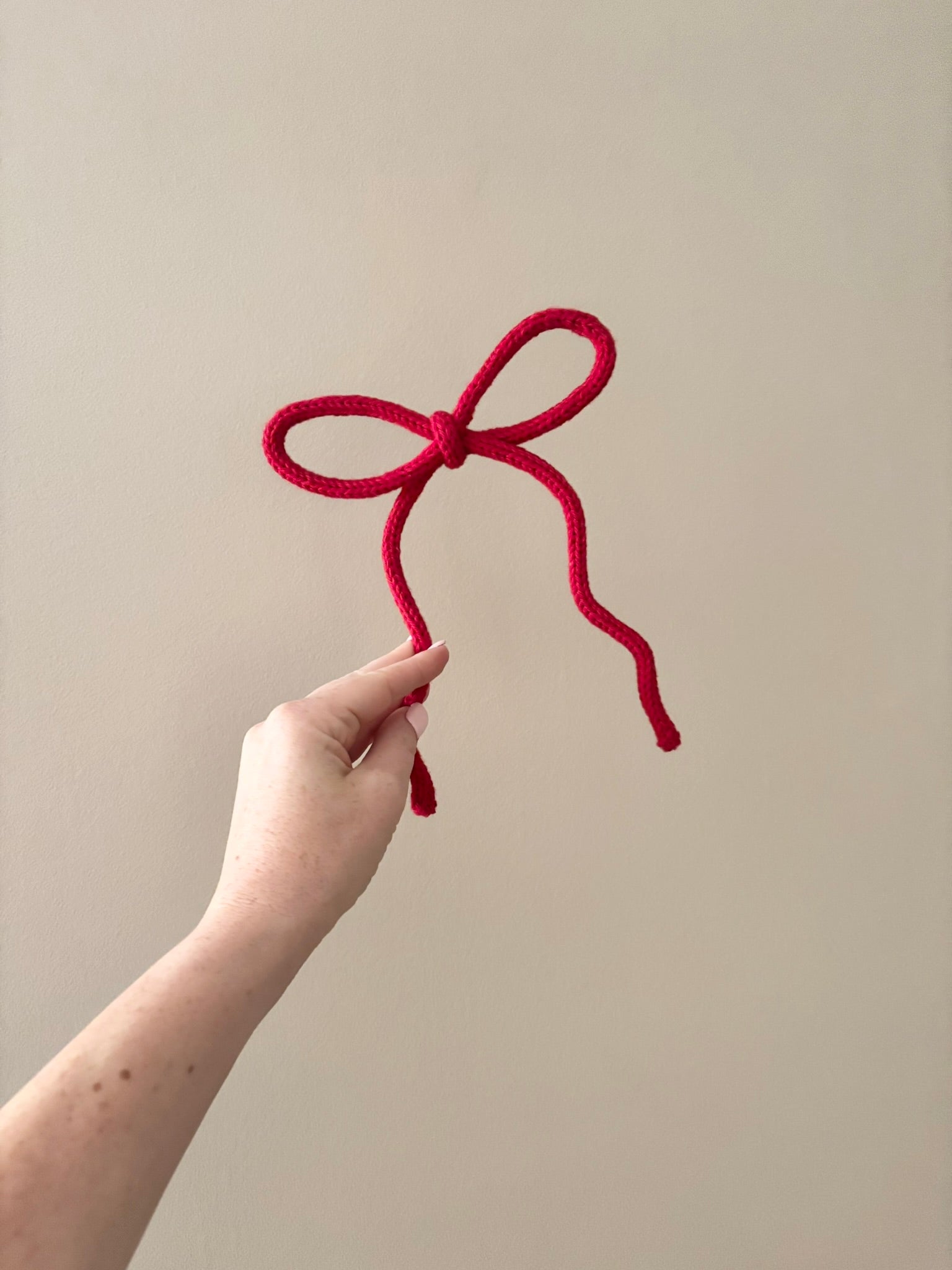 Knitted Bow | Pick Your Colour