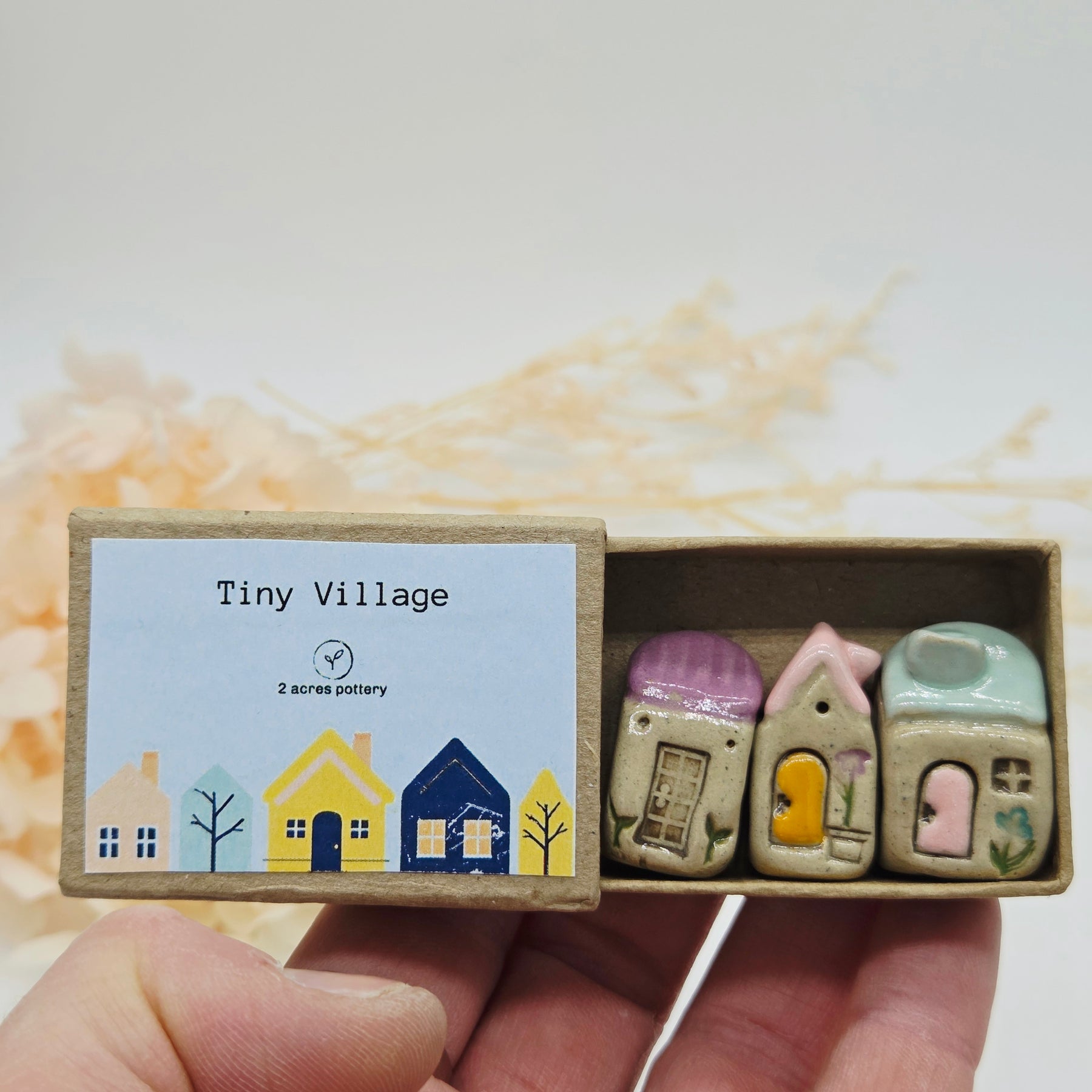 Tiny Ceramic Village - Foggy Hollow