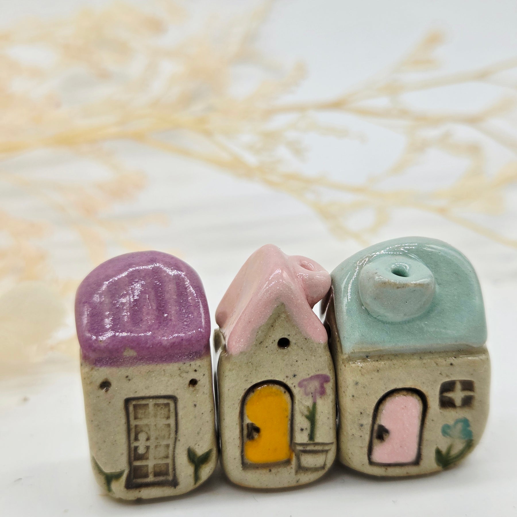 Tiny Ceramic Village - Foggy Hollow