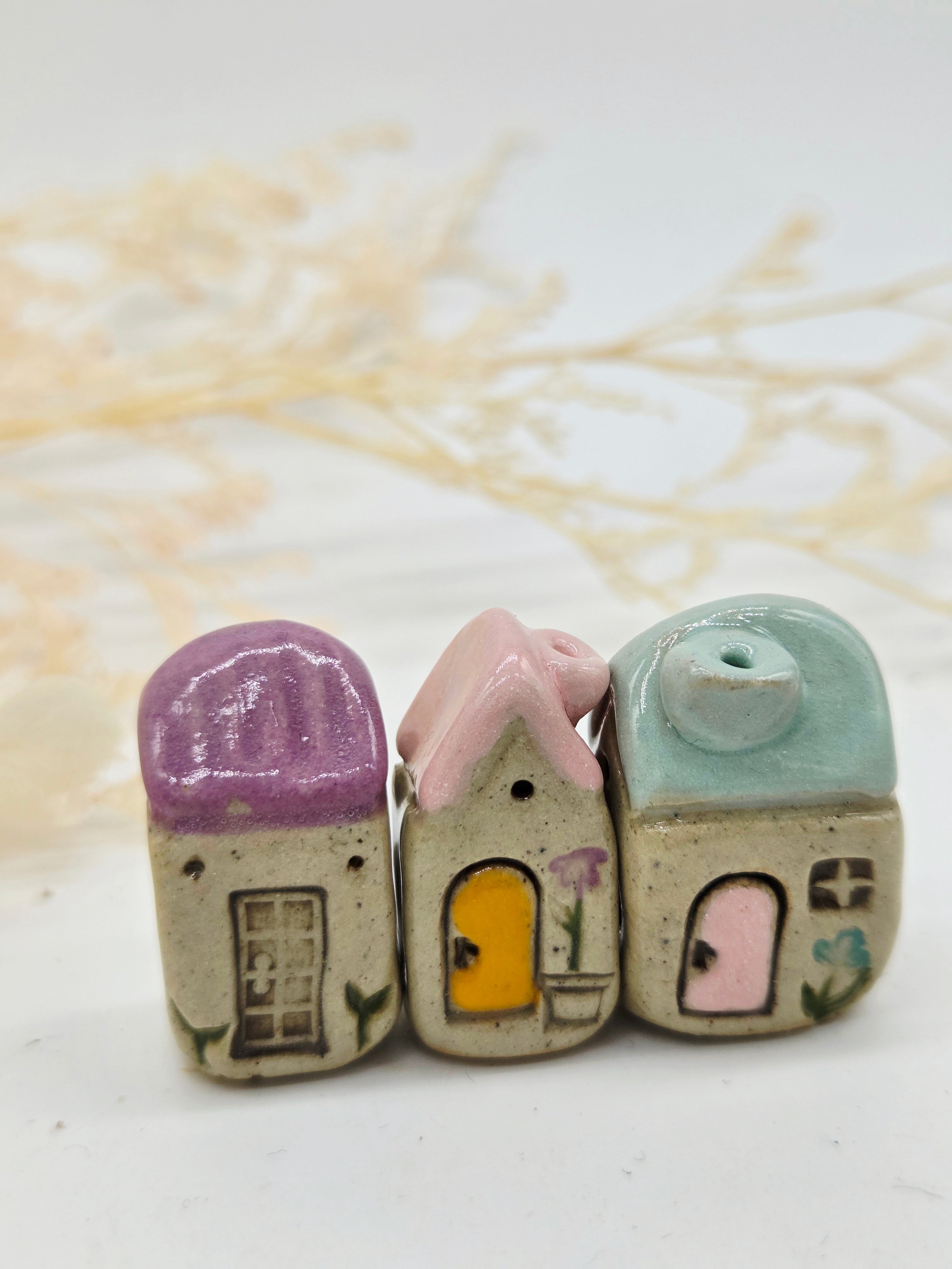 Tiny Ceramic Village - Foggy Hollow