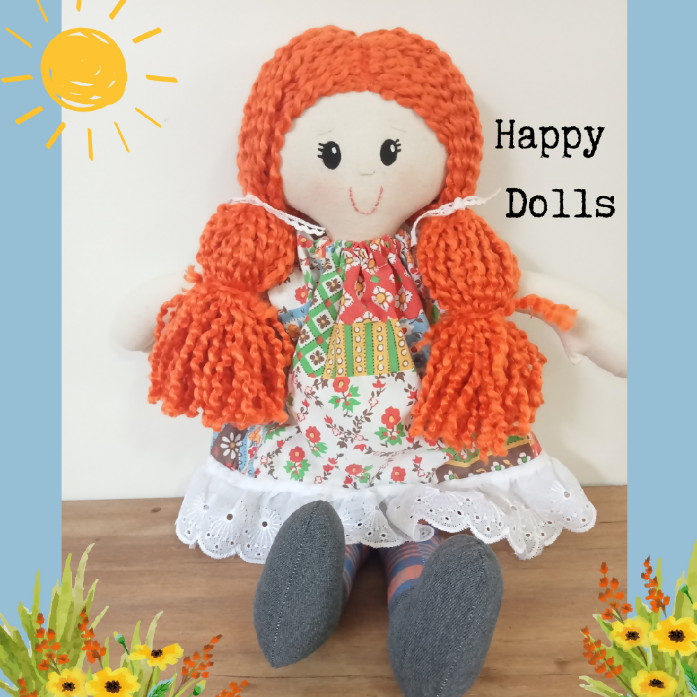 Happy Dolls (2) red head