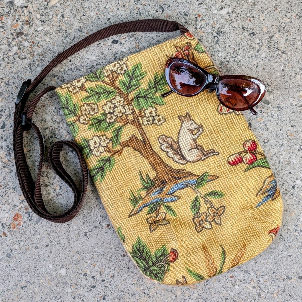 Small crossbody linen bag - Frannie
