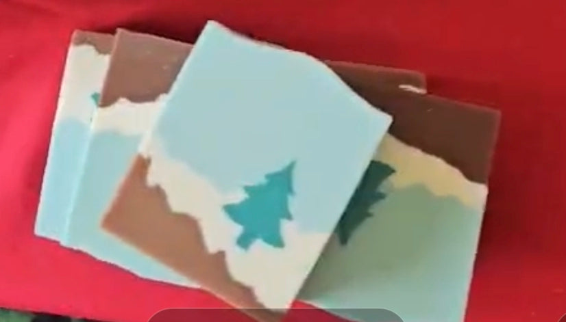Handmade Christmas Soap Gift Box
