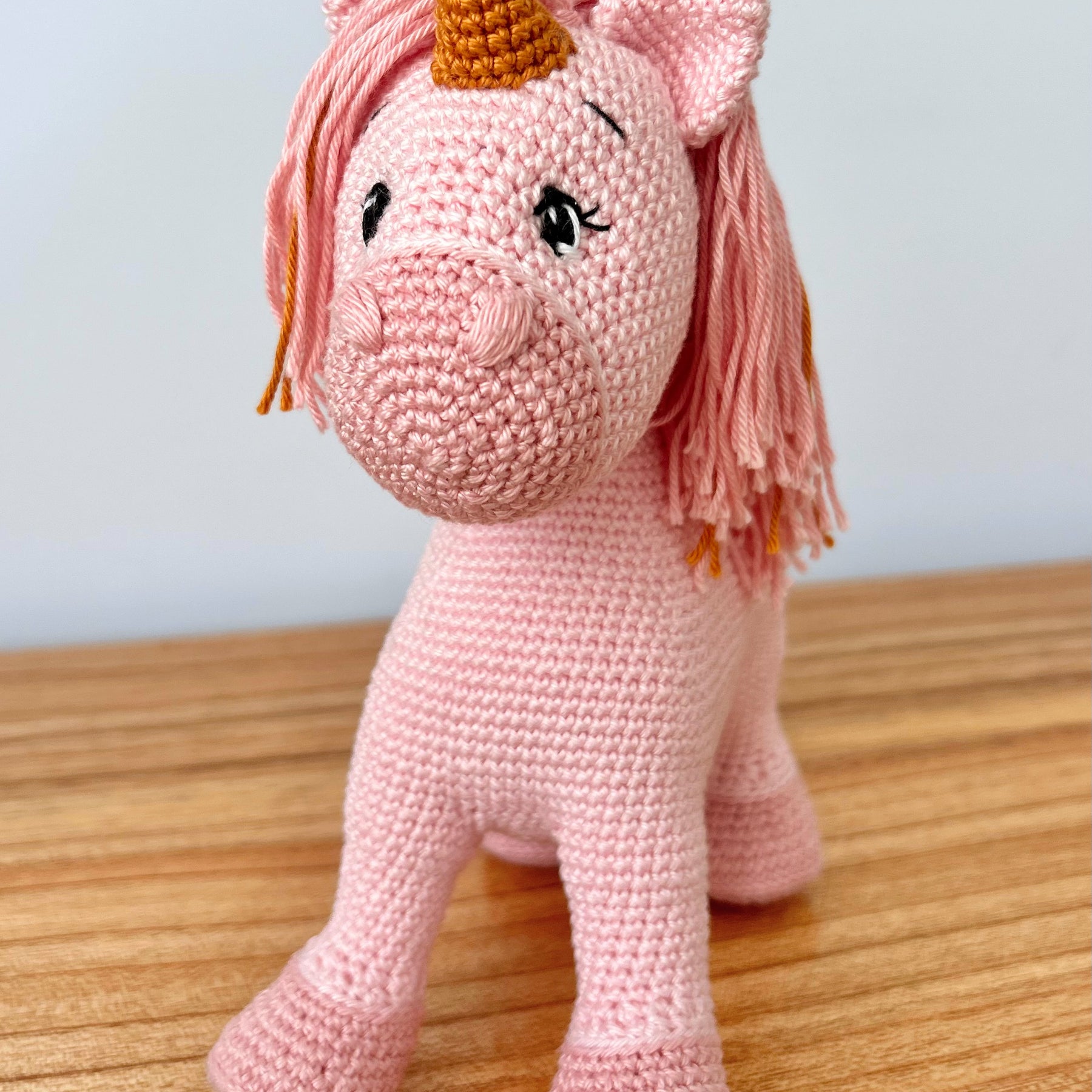 Rosie | Crochet Unicorn | The Enchanted Meadow Collection | Ready to Ship